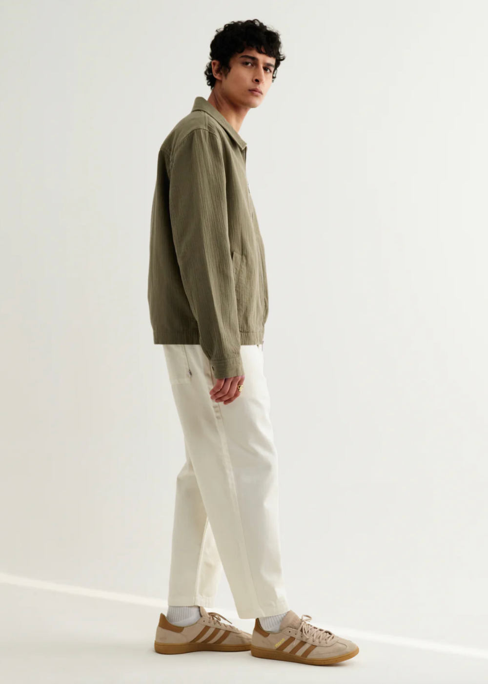 Eldon Jacket Cotton Linen Crinkle