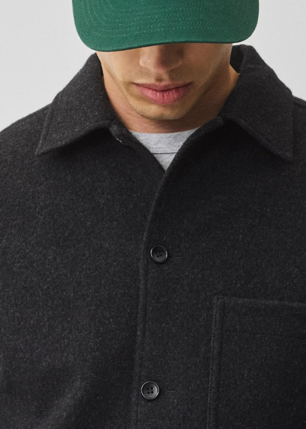 Wool Fleece Chore Jacket
