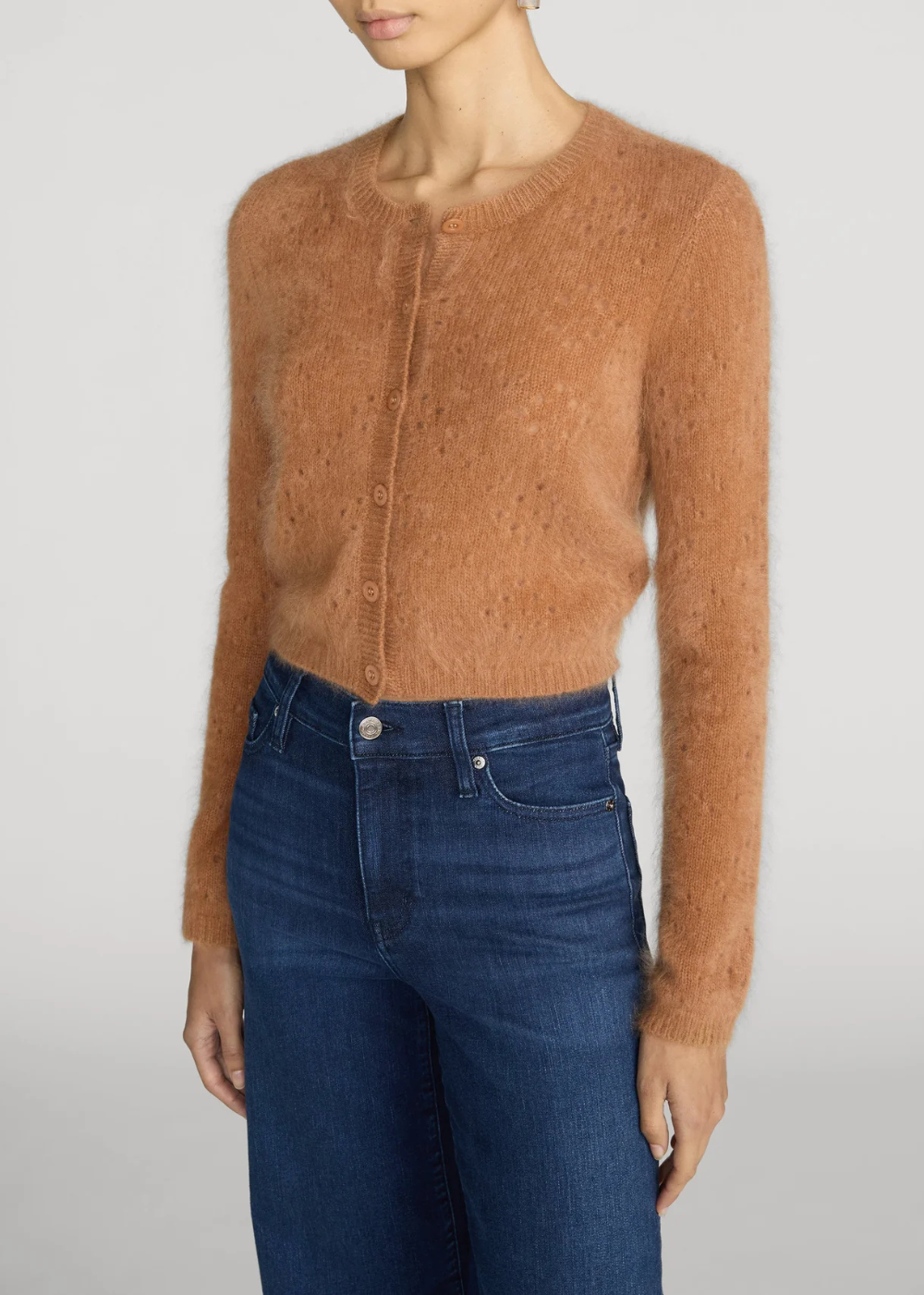 The Cashmere Airy Teddy Cardi