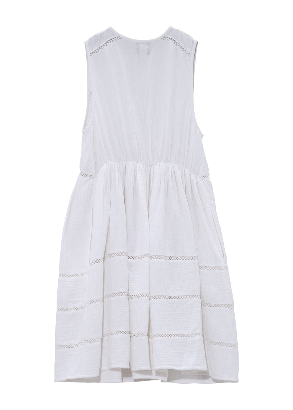 Supersoft Gauze Vesper Dress - White - Echo New York Canada - Danali - EB0409-100