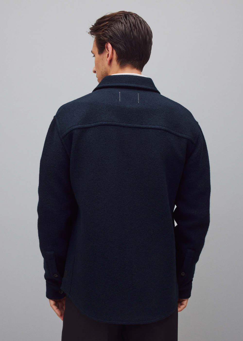 Boiled Wool Warden Standard Overshirt