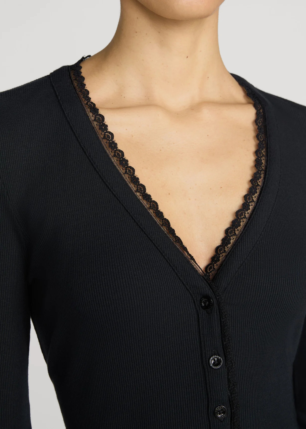 The Rib Trim Cardi