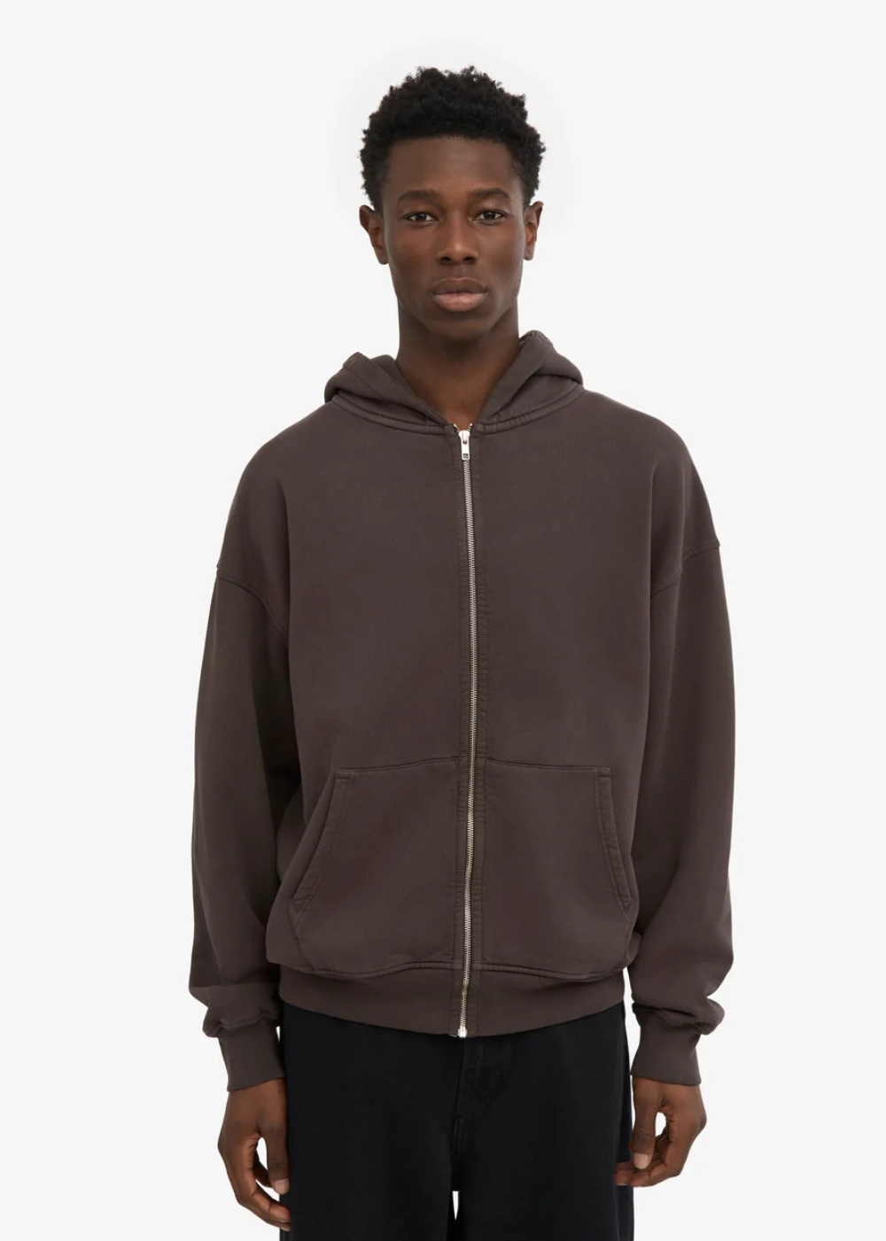 Organic Oversized Zip Hoodie