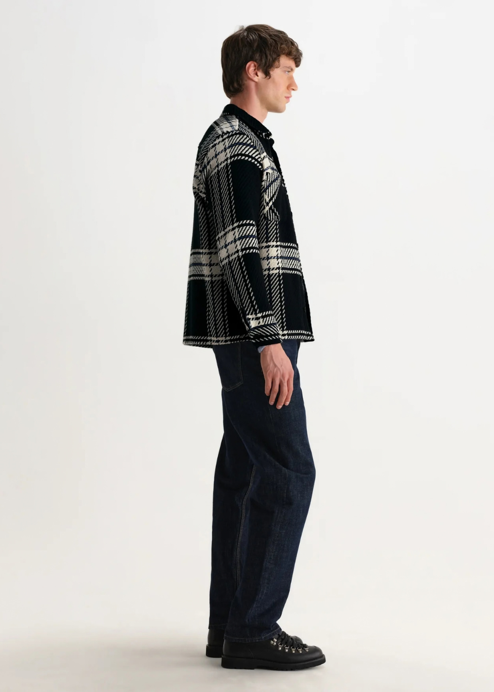 Whiting Overshirt Oversize Grid Check