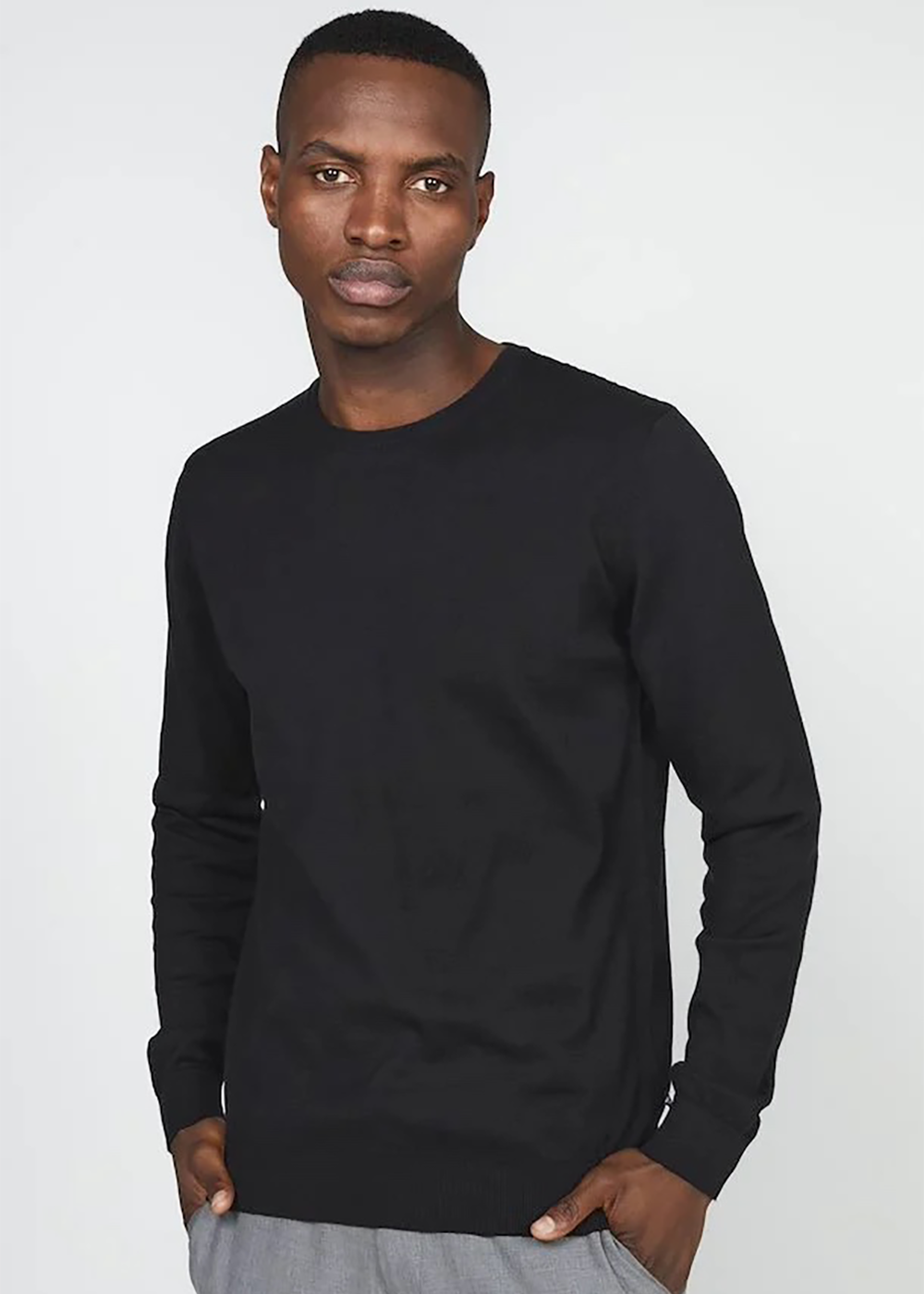 Jones Cotton Sweater - Black - Matinique Canada - Danali - 30206425