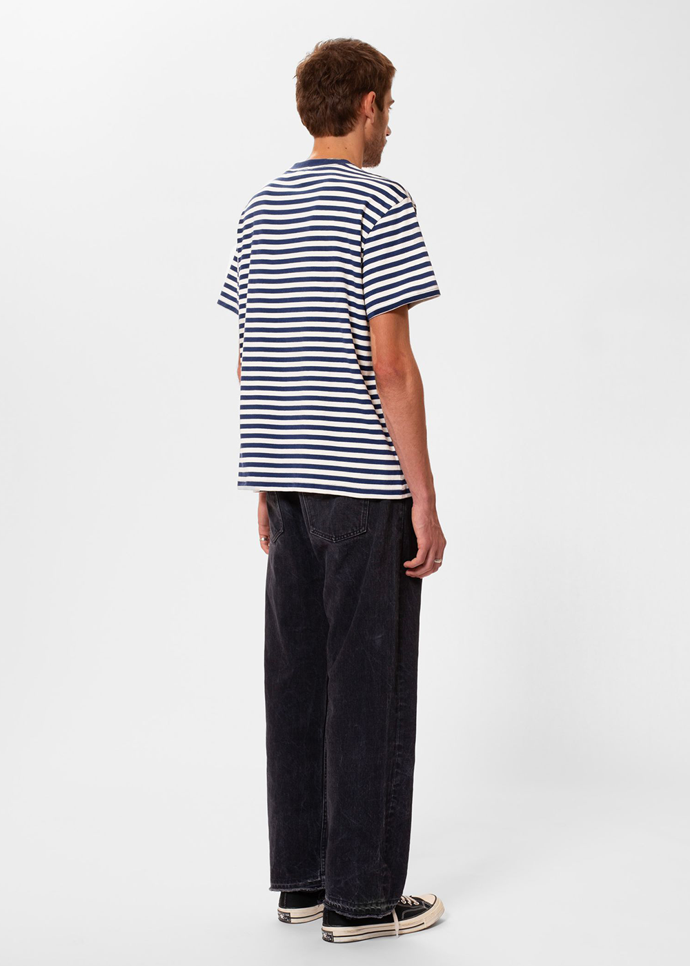 Leif Breton Stripe T-Shirt - Nudie Jeans - Danali