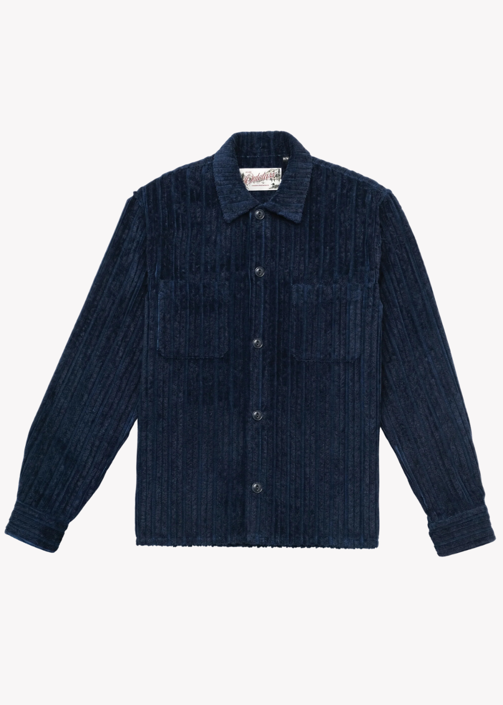 Navy Jumbo Corduroy Club Shirt