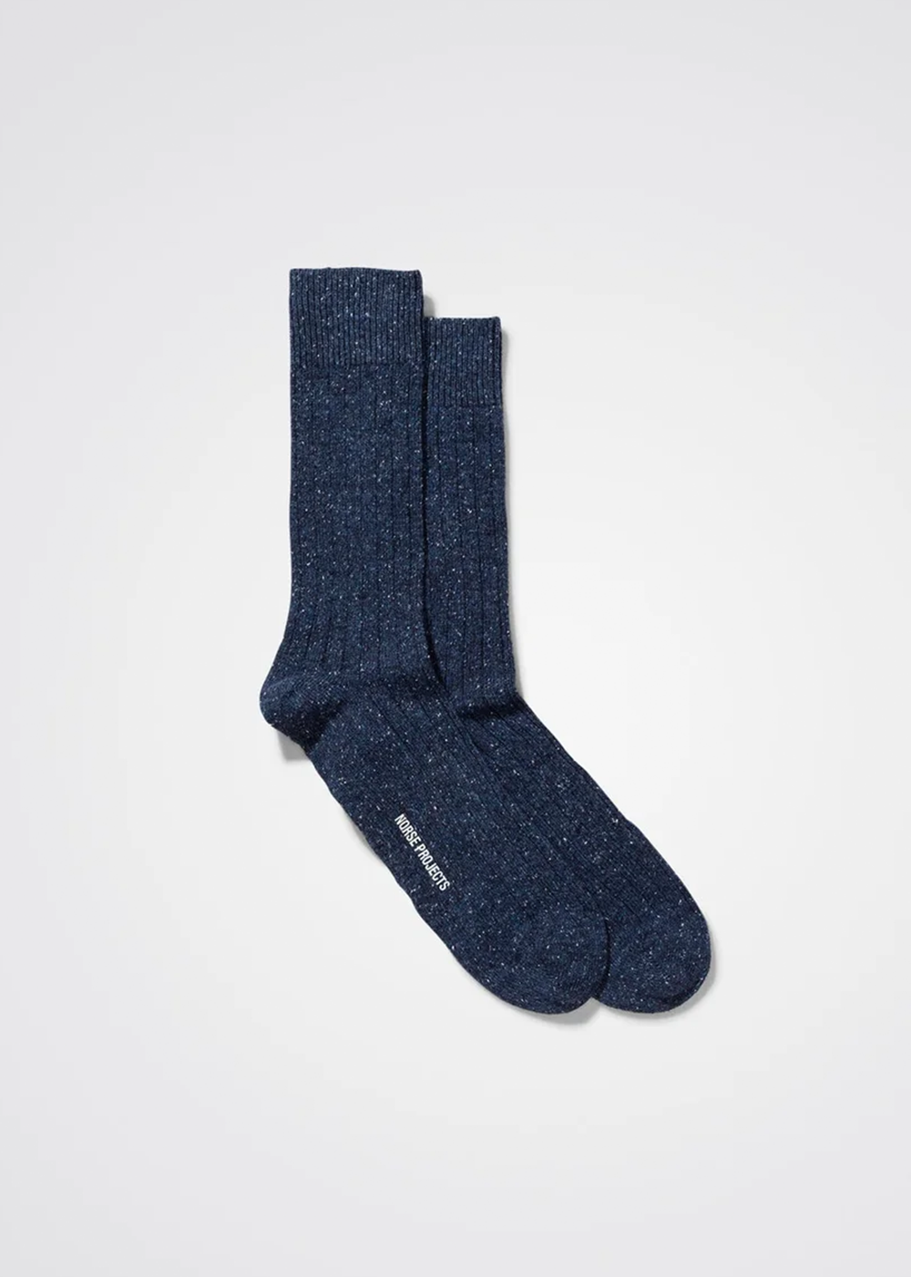 Bjarki Neps Wool Rib Sock