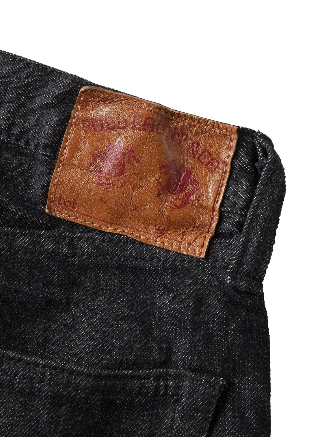 Straight Black Selvedge Denim