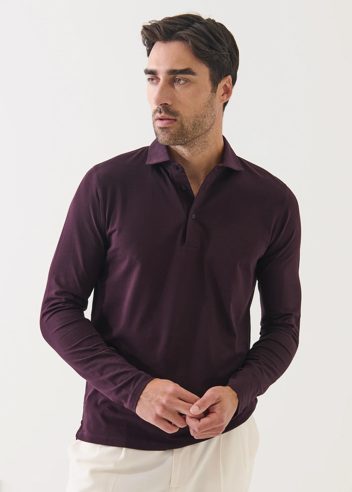 Iconic Pima Stretch Polo T-Shirt