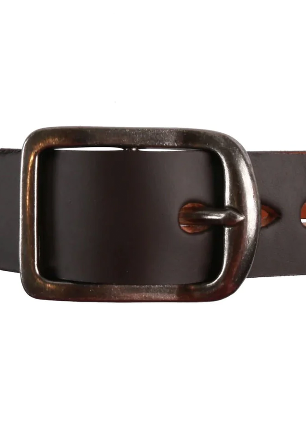 Thick Belt - Brown Leather - Naked and Famous Denim - Danali - 019036