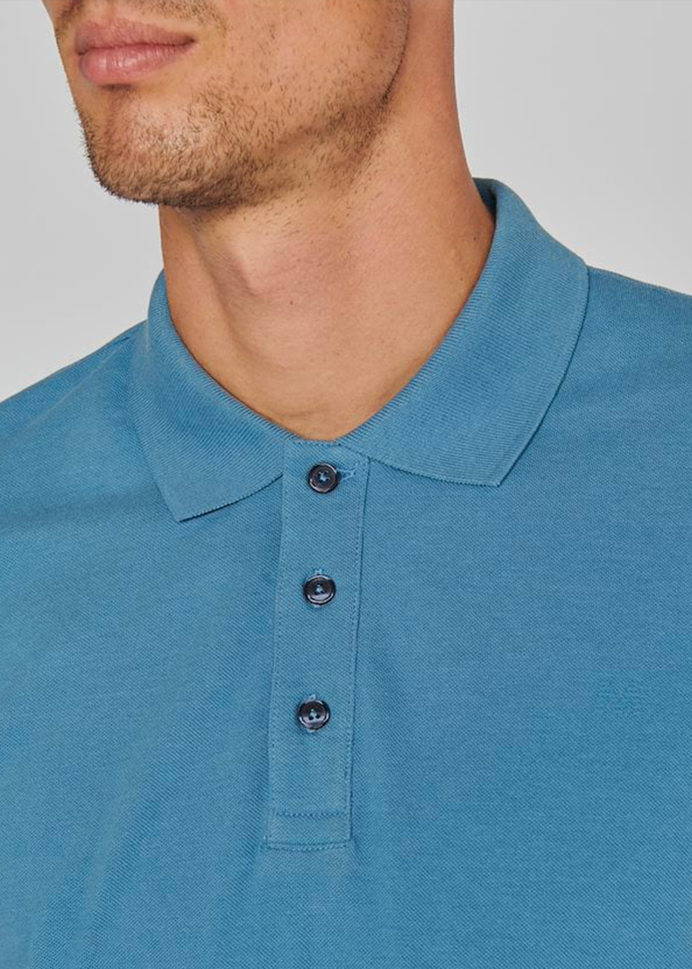 Poleo Melange Polo T-Shirt - Captain's Blue - Matinique Canada - Danali - 30206461