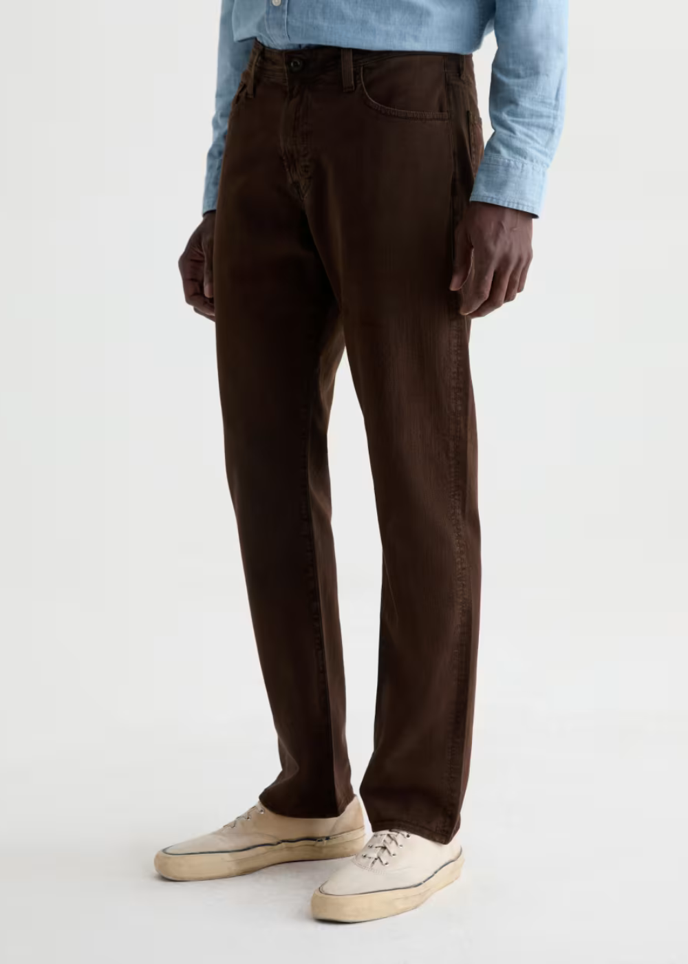 Everett Slim Straight Linen Pant