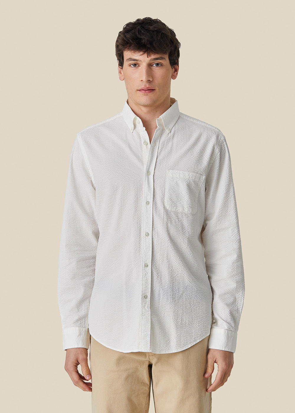 Atlantico Shirt - White - Portuguese Flannel Canada - Danali