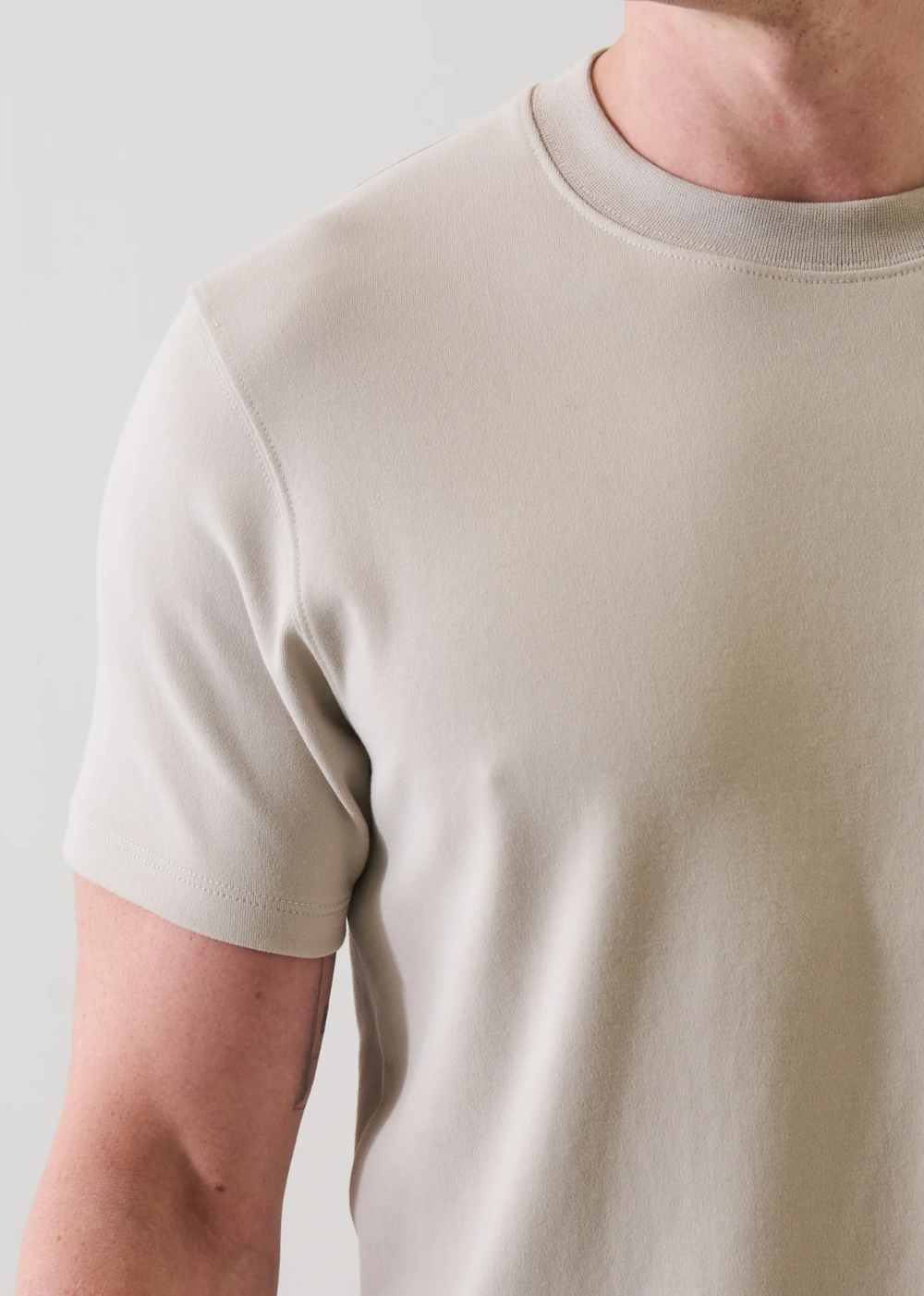 Pima Stretch Heavyweight Crew T-Shirt