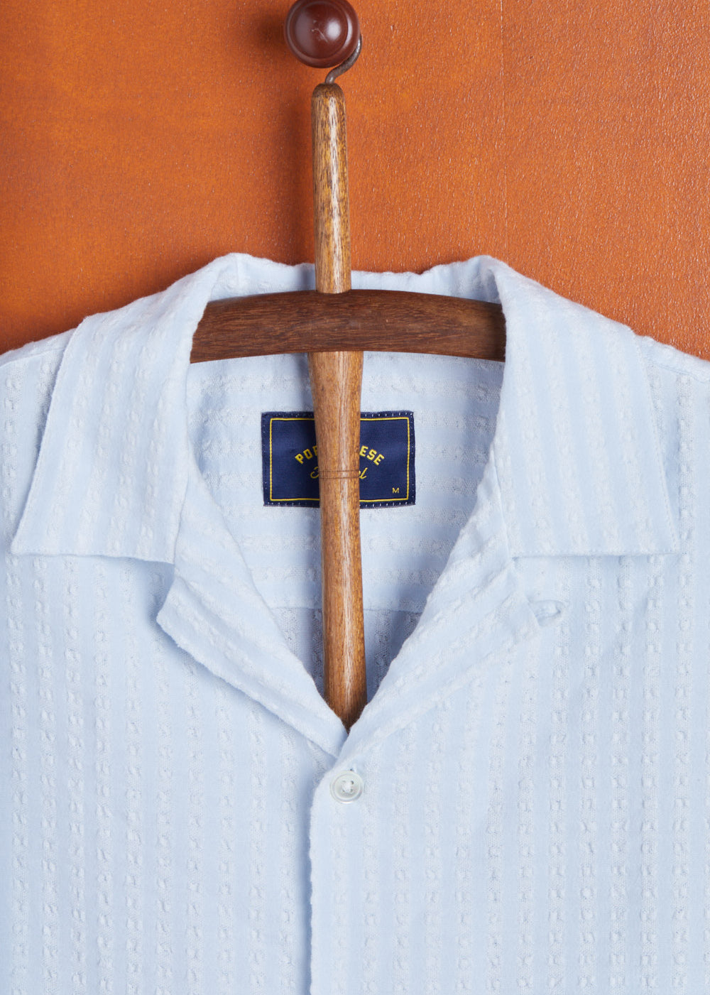 Jacquard Chambray Shirt - Light Blue - Portuguese Flannel - Danali