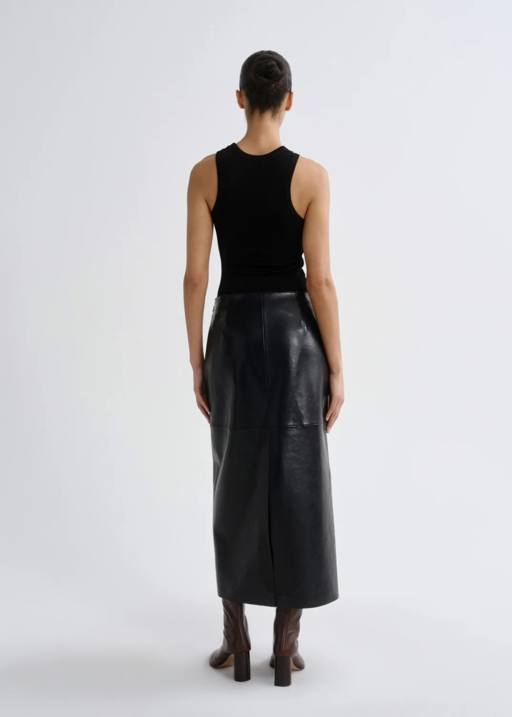 Hikson Recycled Leather Skirt