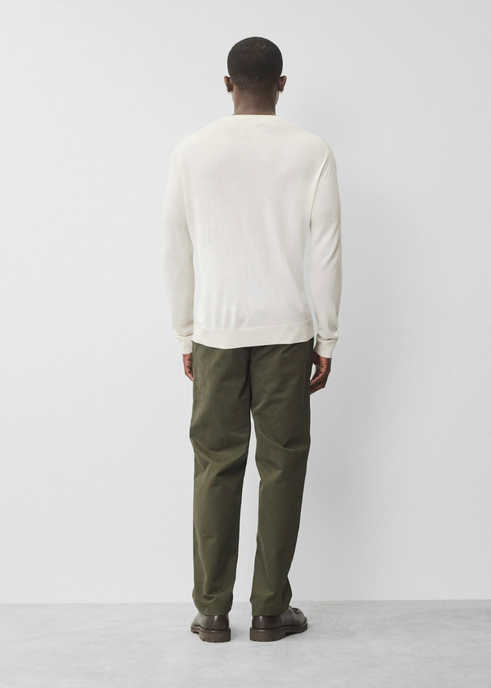 Silk Cashmere Gallery Crewneck