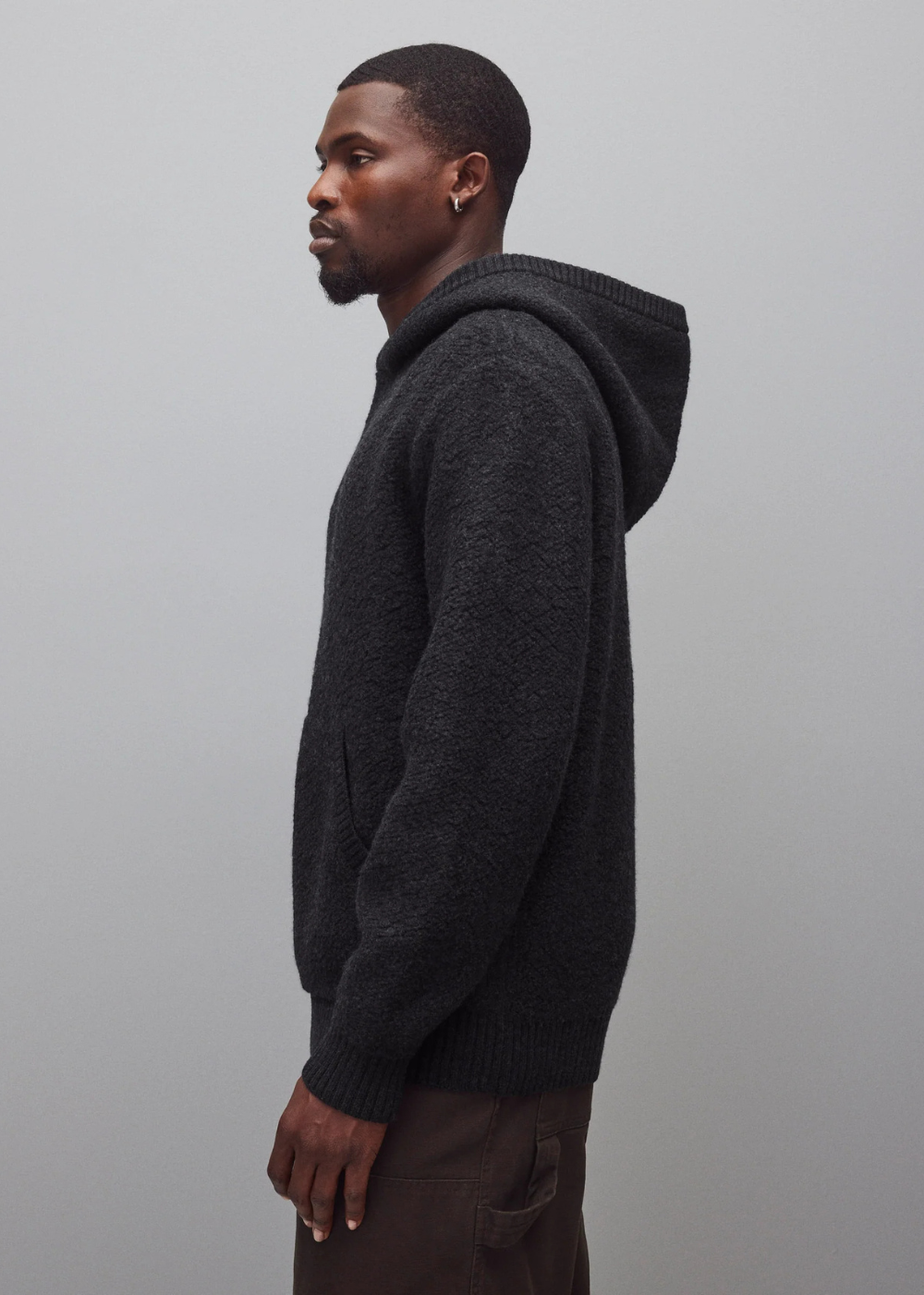 Textured Boucle Turf Hoodie