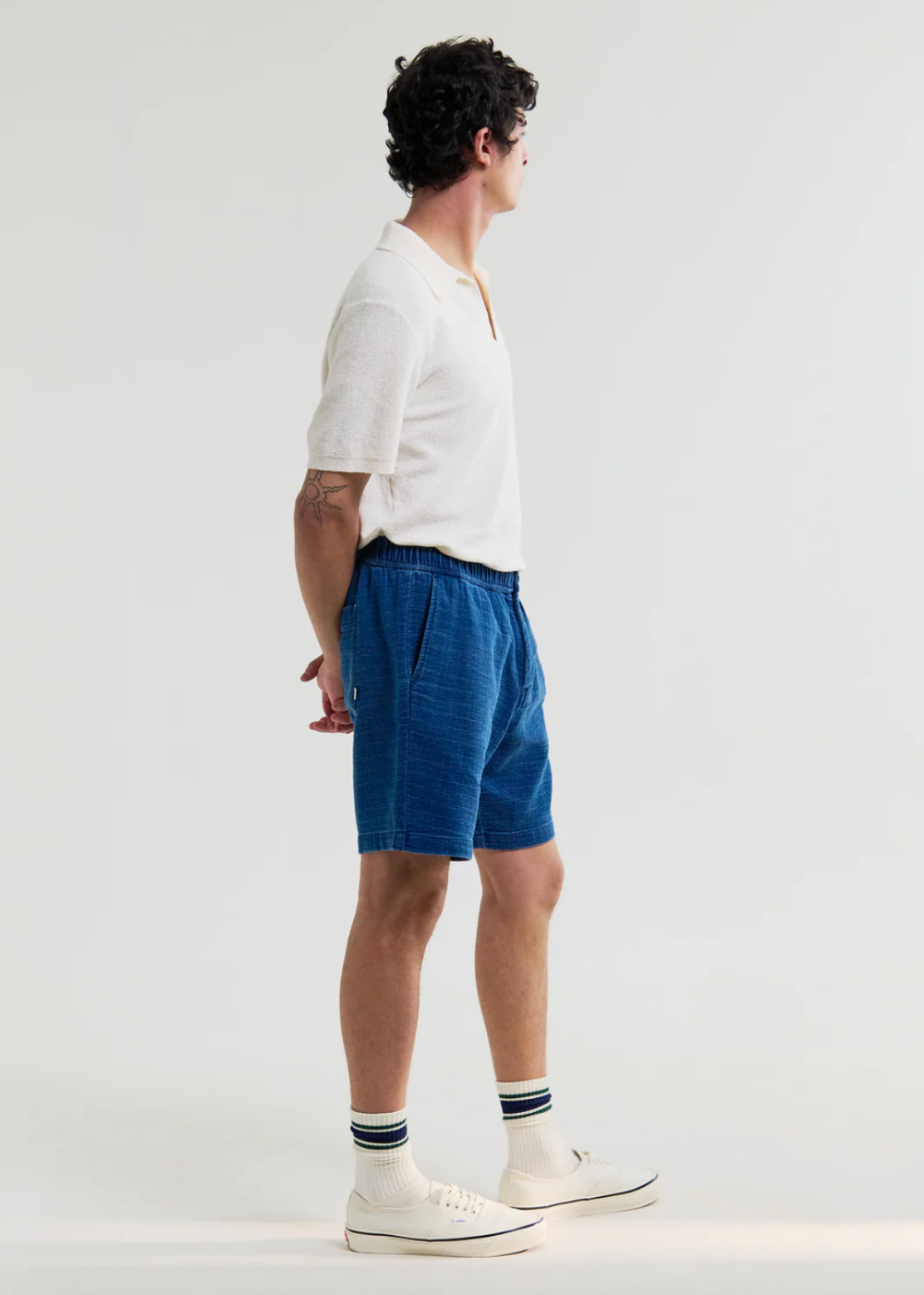 Kurt Short Cotton Double Cloth