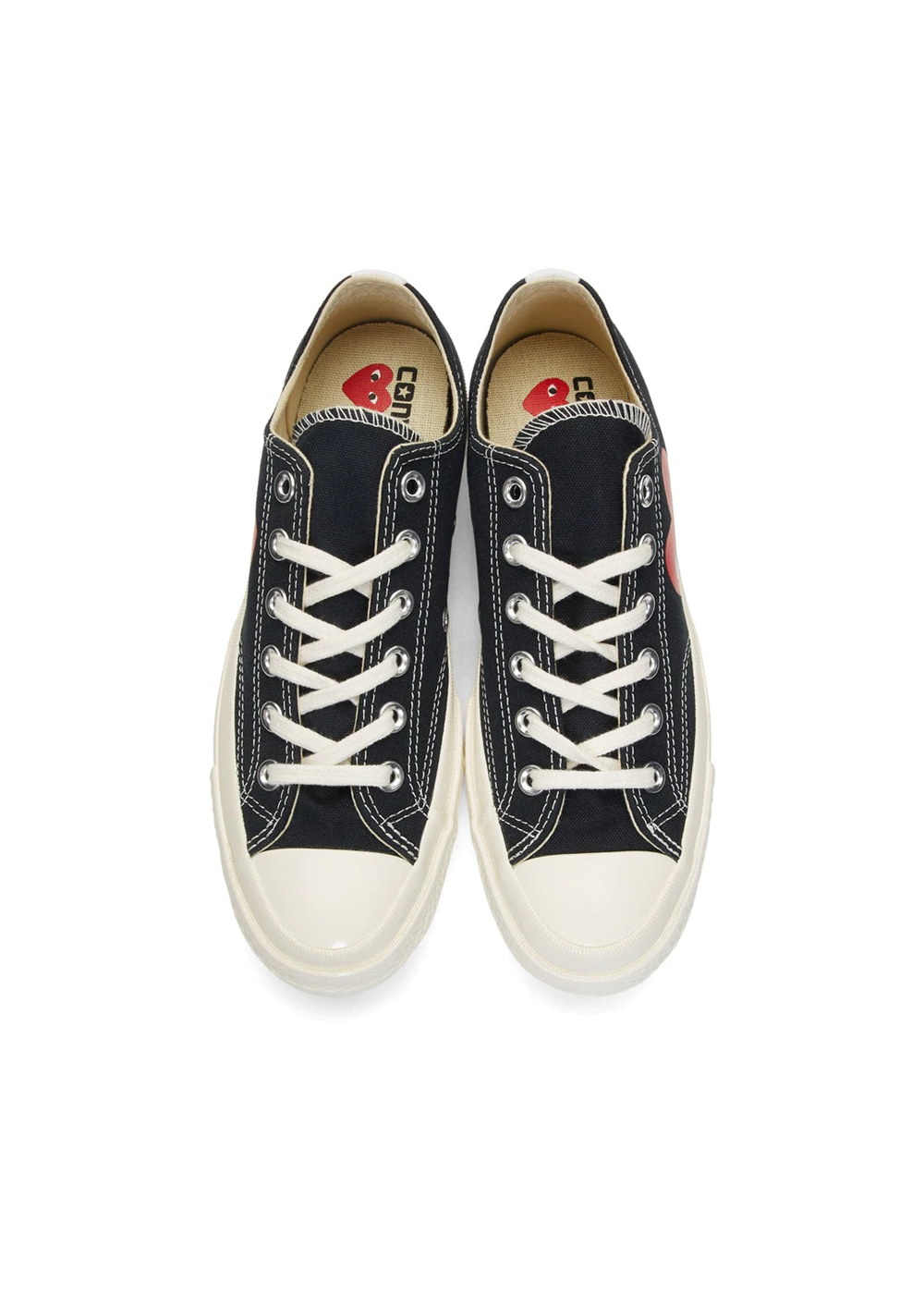 CDG Play Converse Low Black Chuck Sneakers