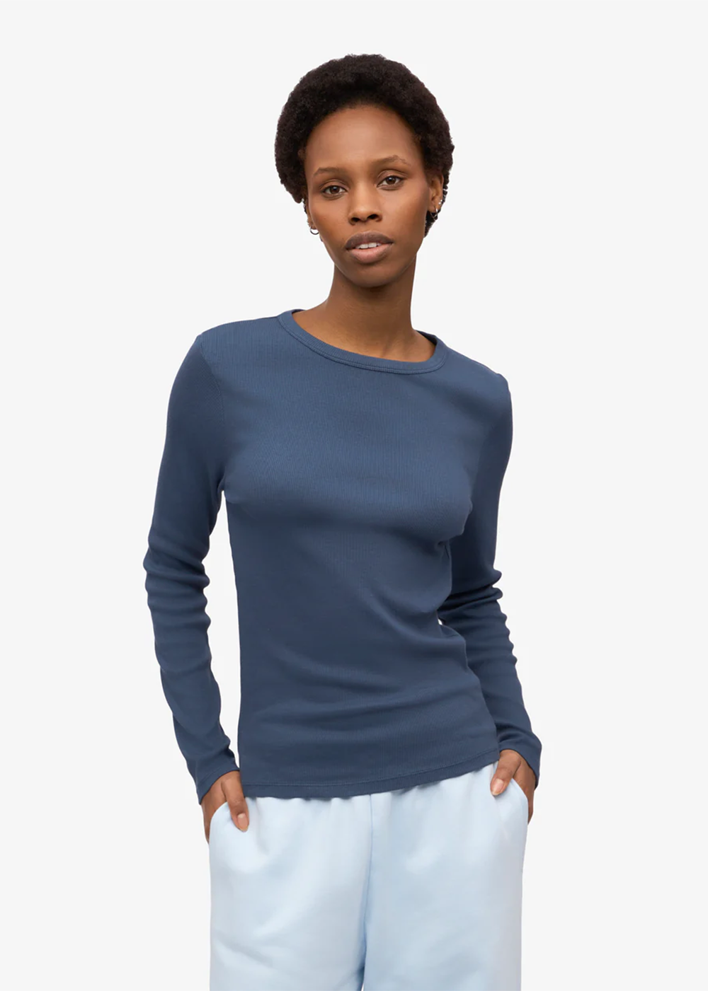Organic Rib LS T-Shirt