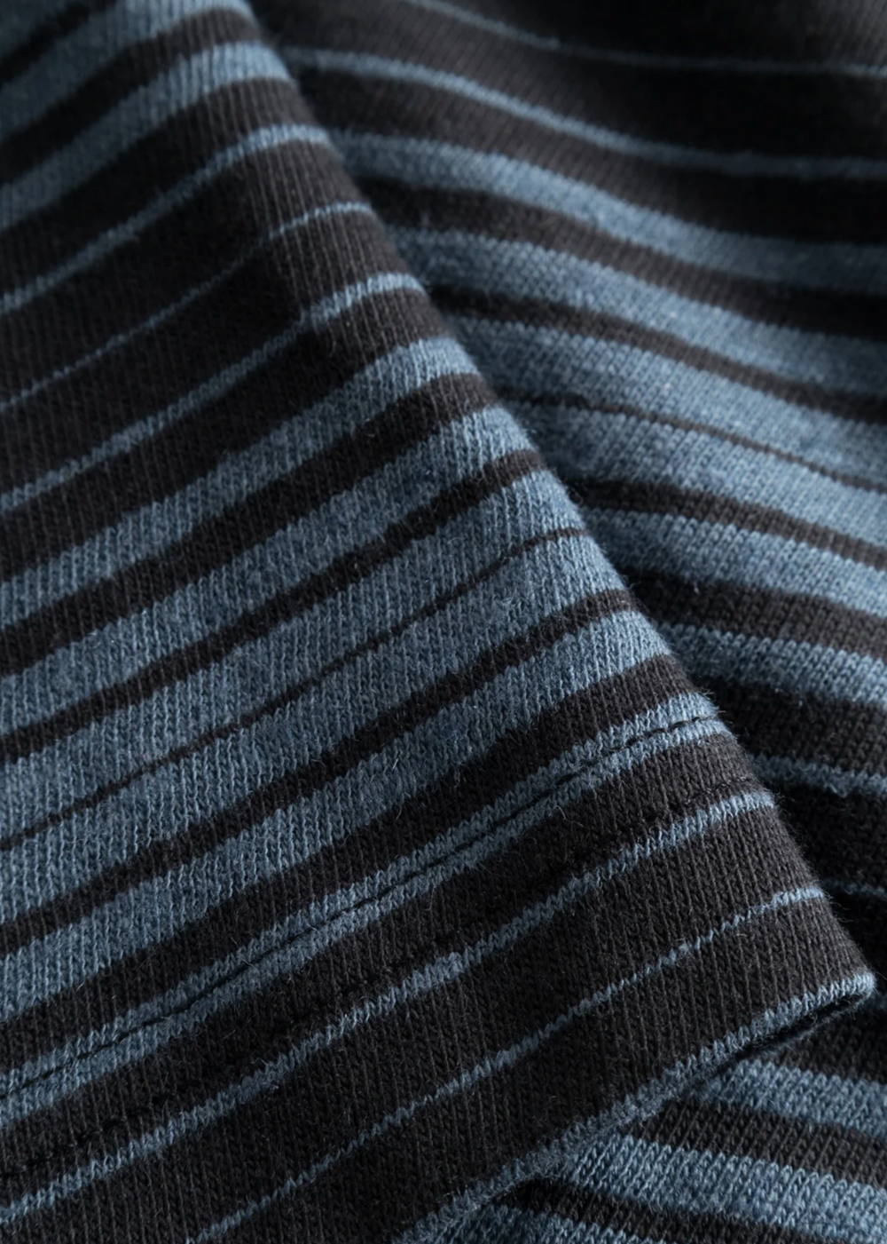 Johannes Spaced Stripe T-Shirt - Steel Blue - Norse Projects Canada - Danali
