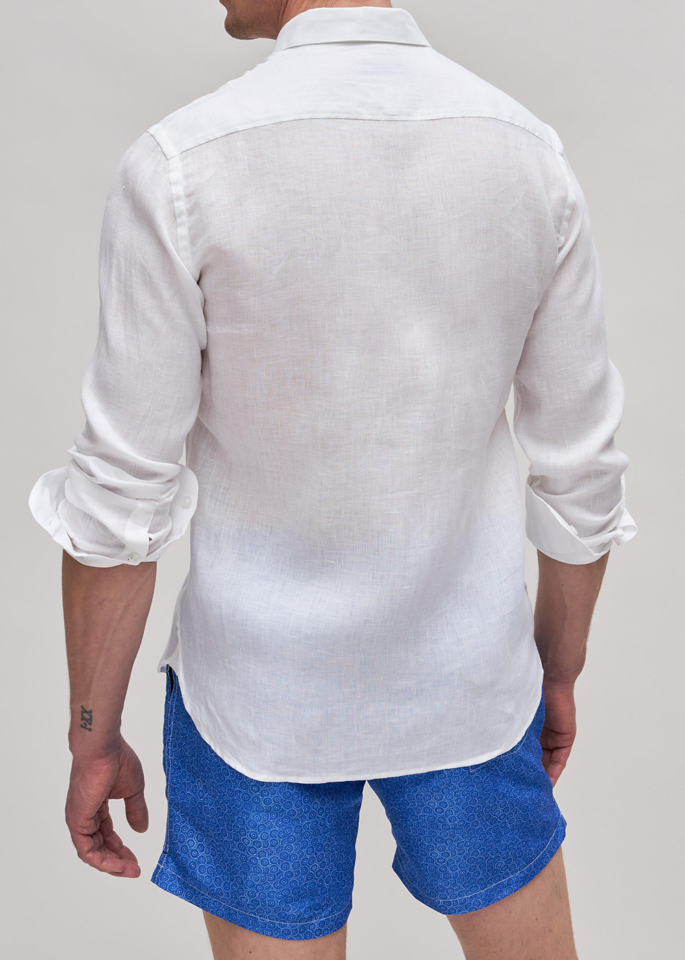 Linen Chambray Shirt - Patrick Assaraf - Danali