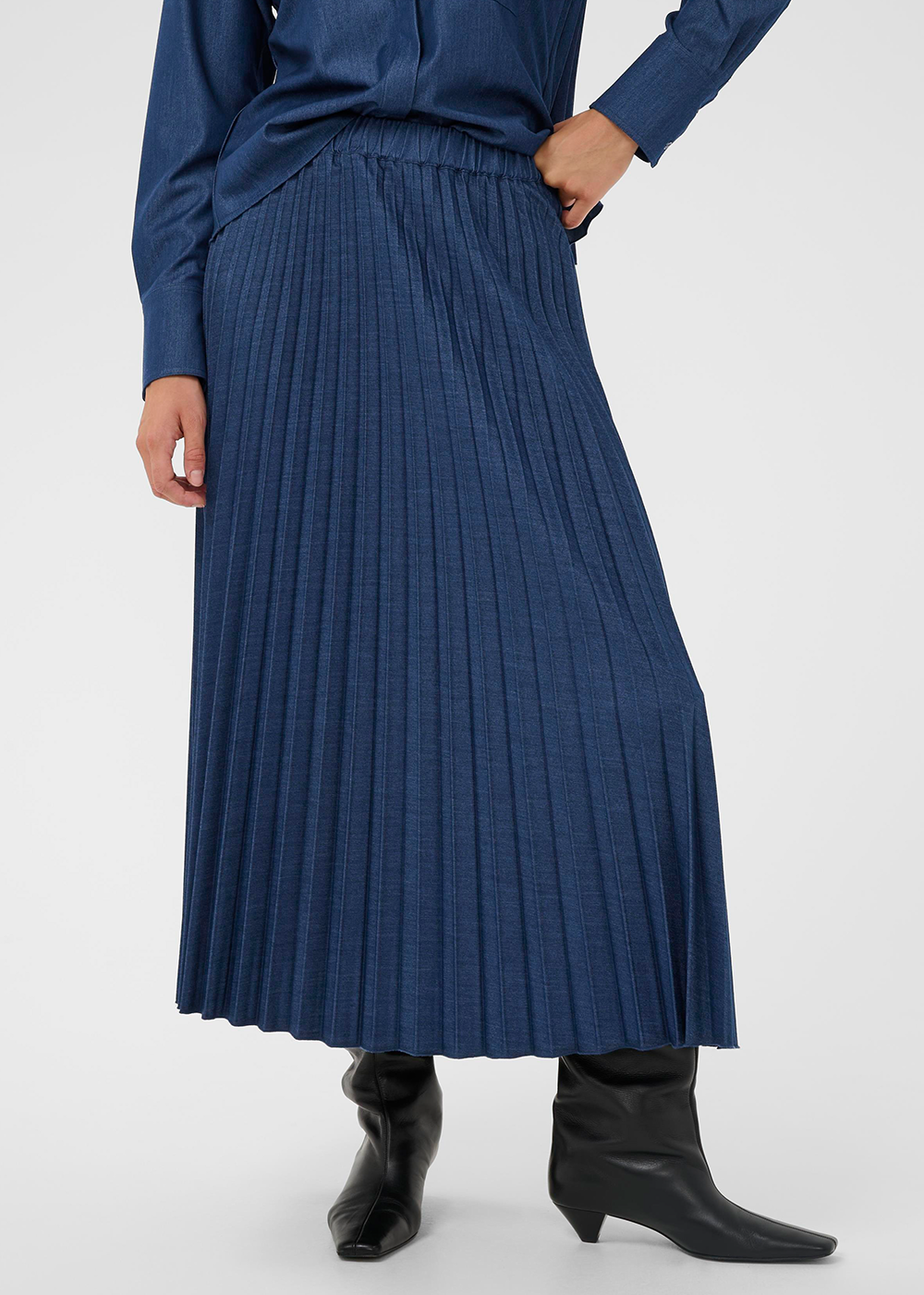 Cherrie Skirt - Dark Denim - InWear Canada - Danali