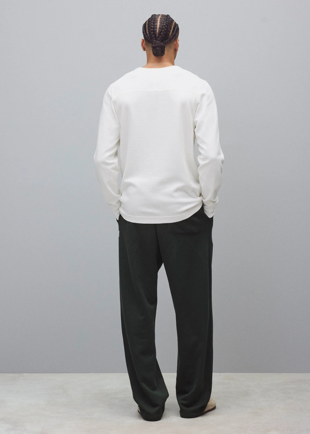 Lightweight Waffle Standard Henley