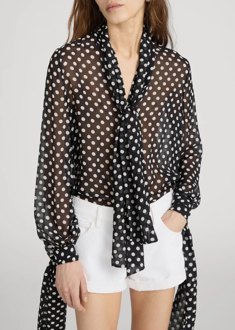 The Polka Dot Nouvelle Blouse
