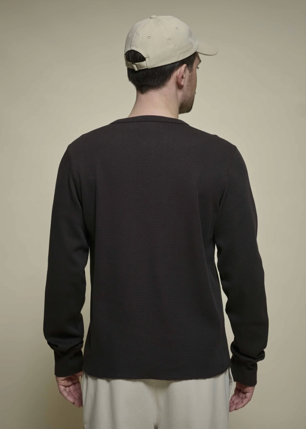 Classic Fit Long Sleeve Thermal Henley