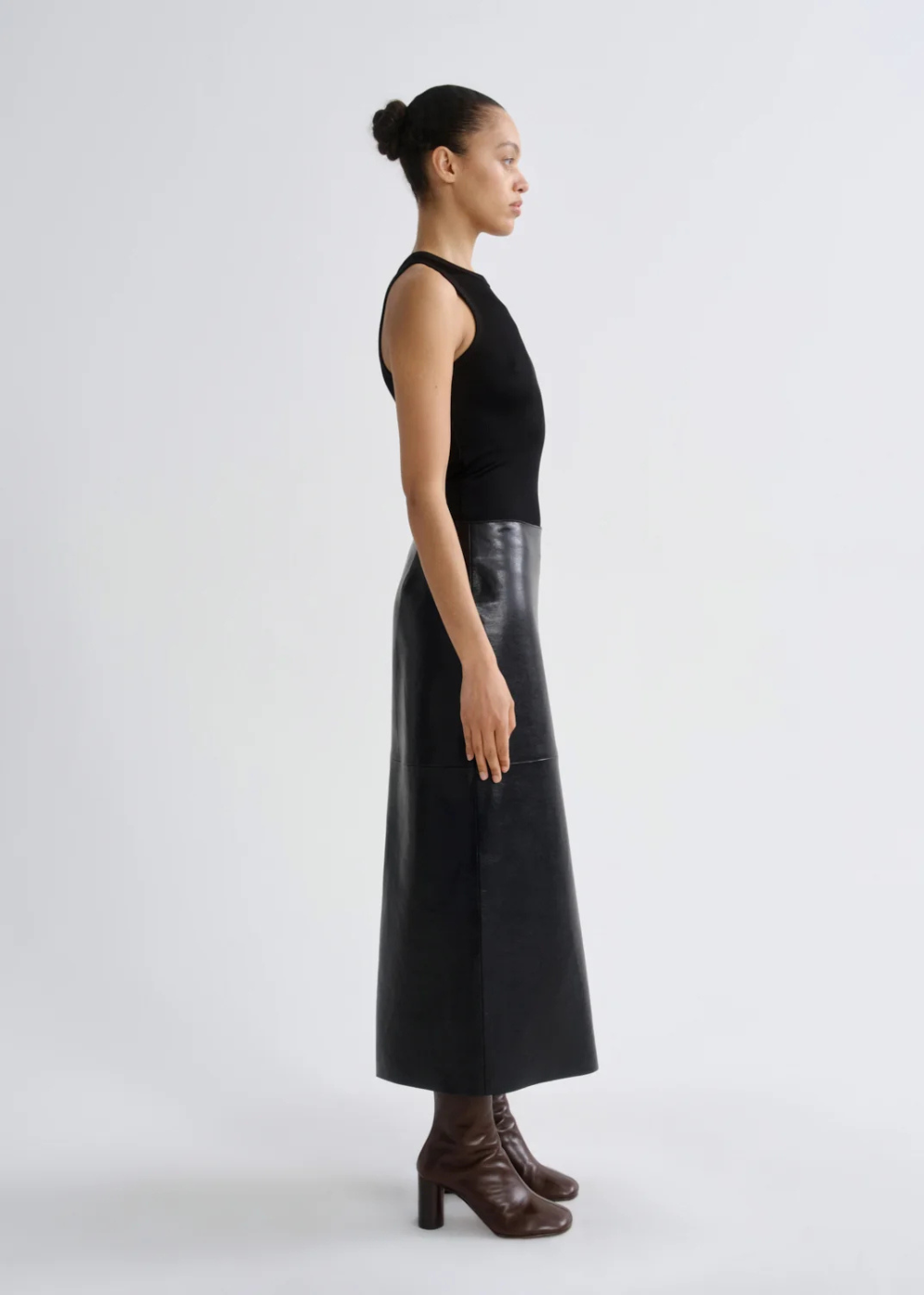 Hikson Recycled Leather Skirt