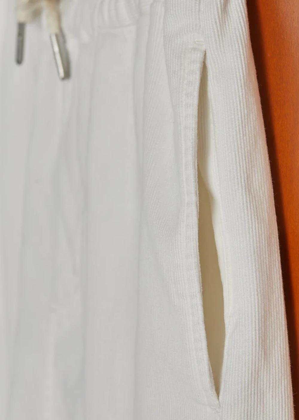 Cord Men's Shorts - White - Portuguese Flannel Canada - Danali