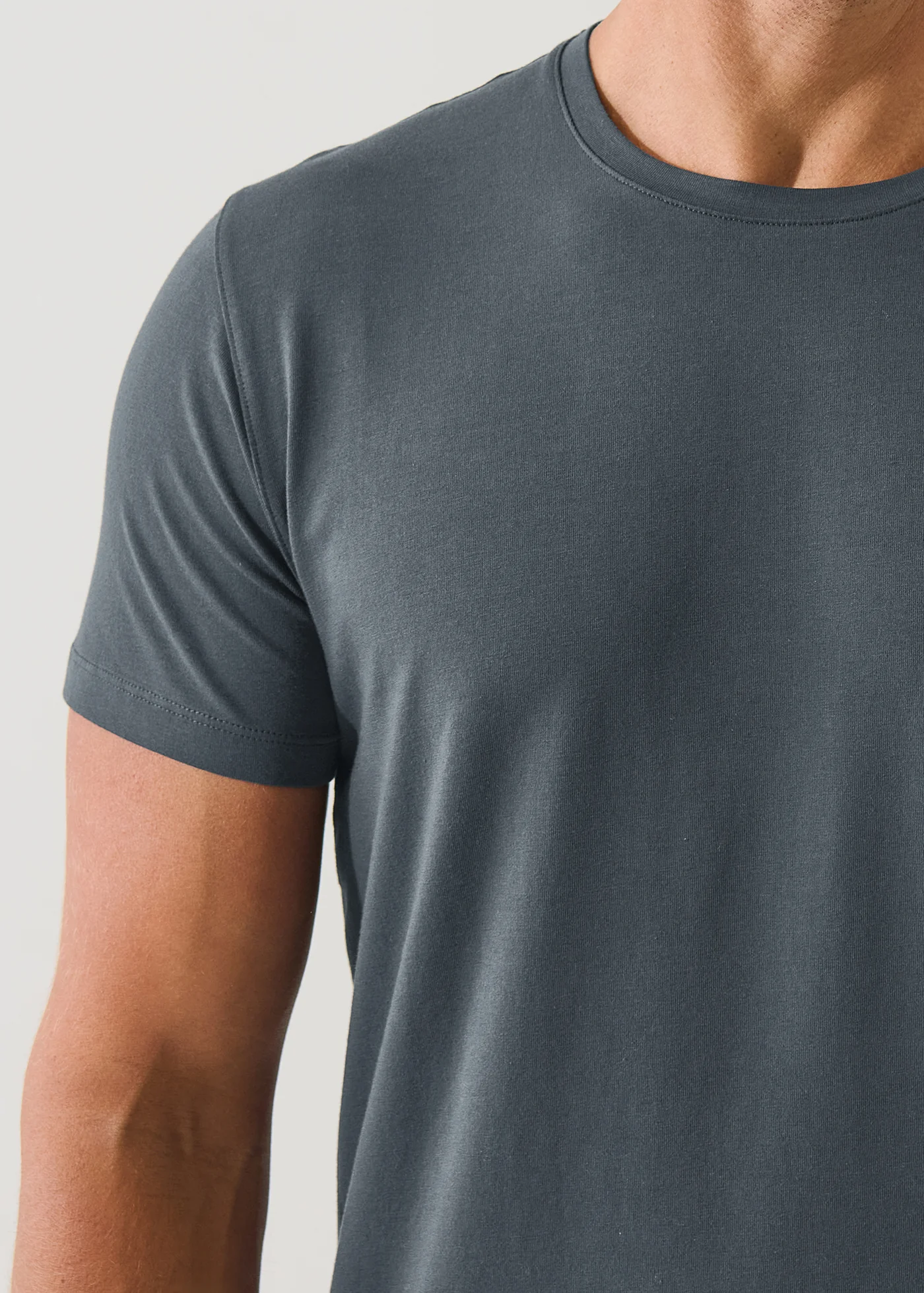 Iconic Pima Cotton Stretch Crew T-Shirt