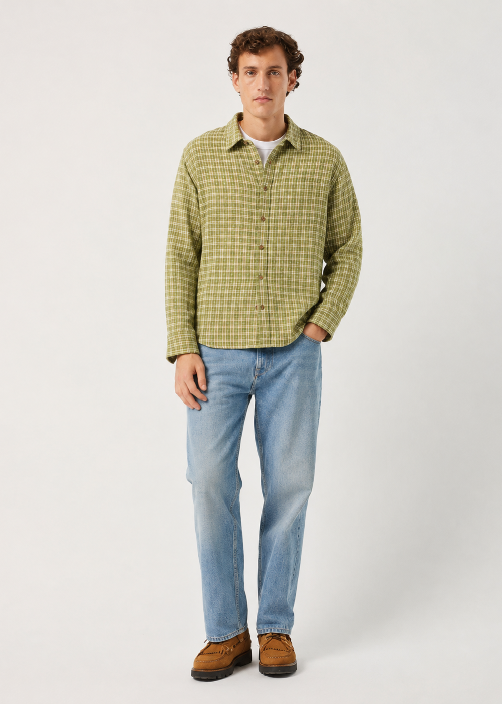 Reverse Tweed LS Shirt