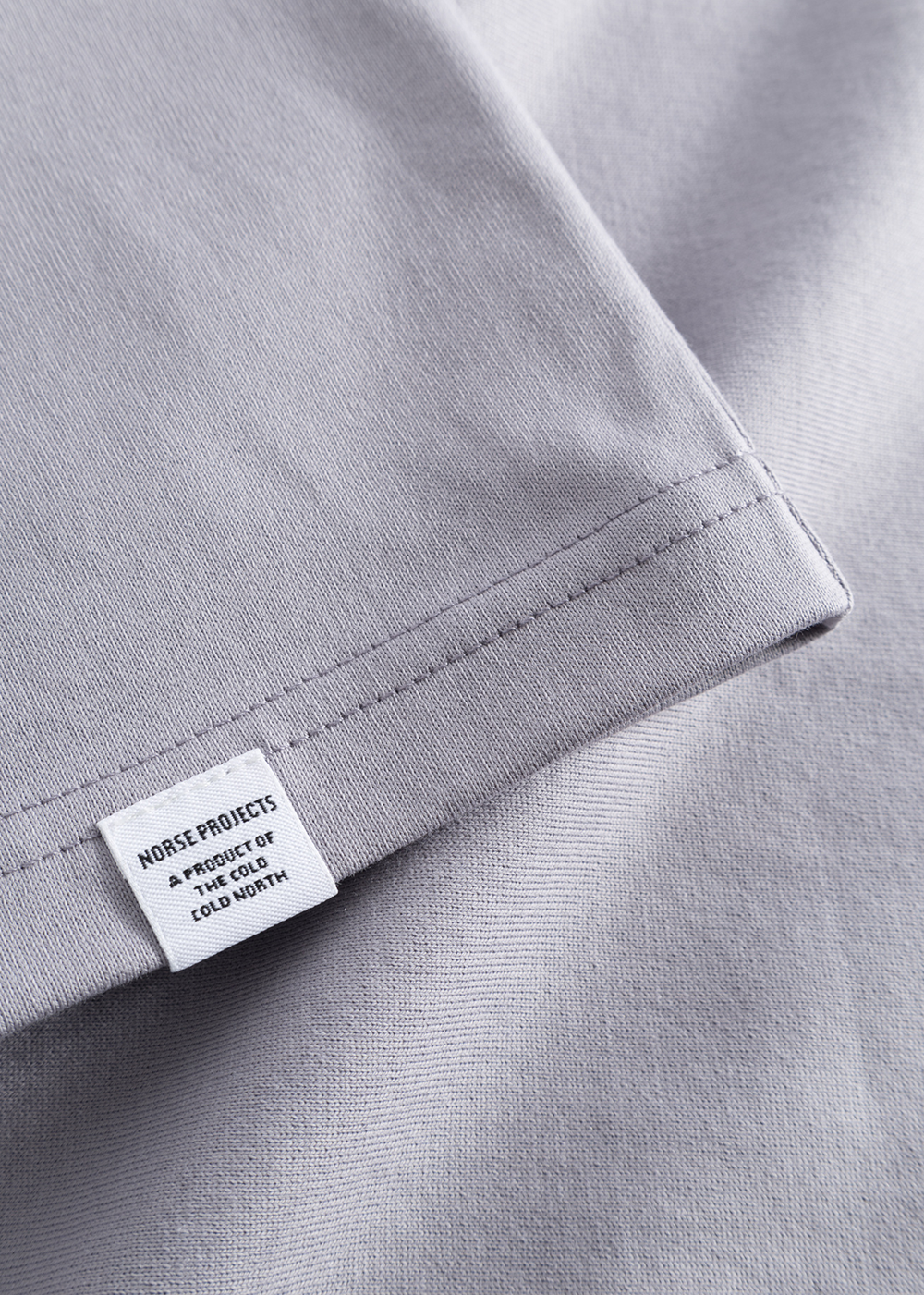 Close up of the sleeve of the Johannes Organic Pocket T-Shirt