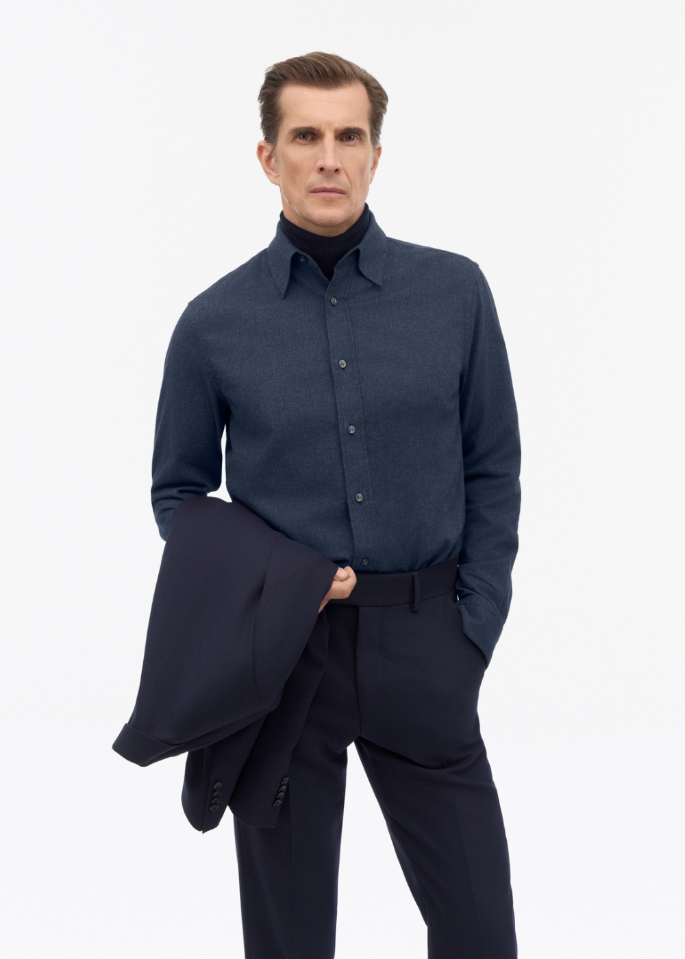 Bjorn Brushed Herringbone Shirt