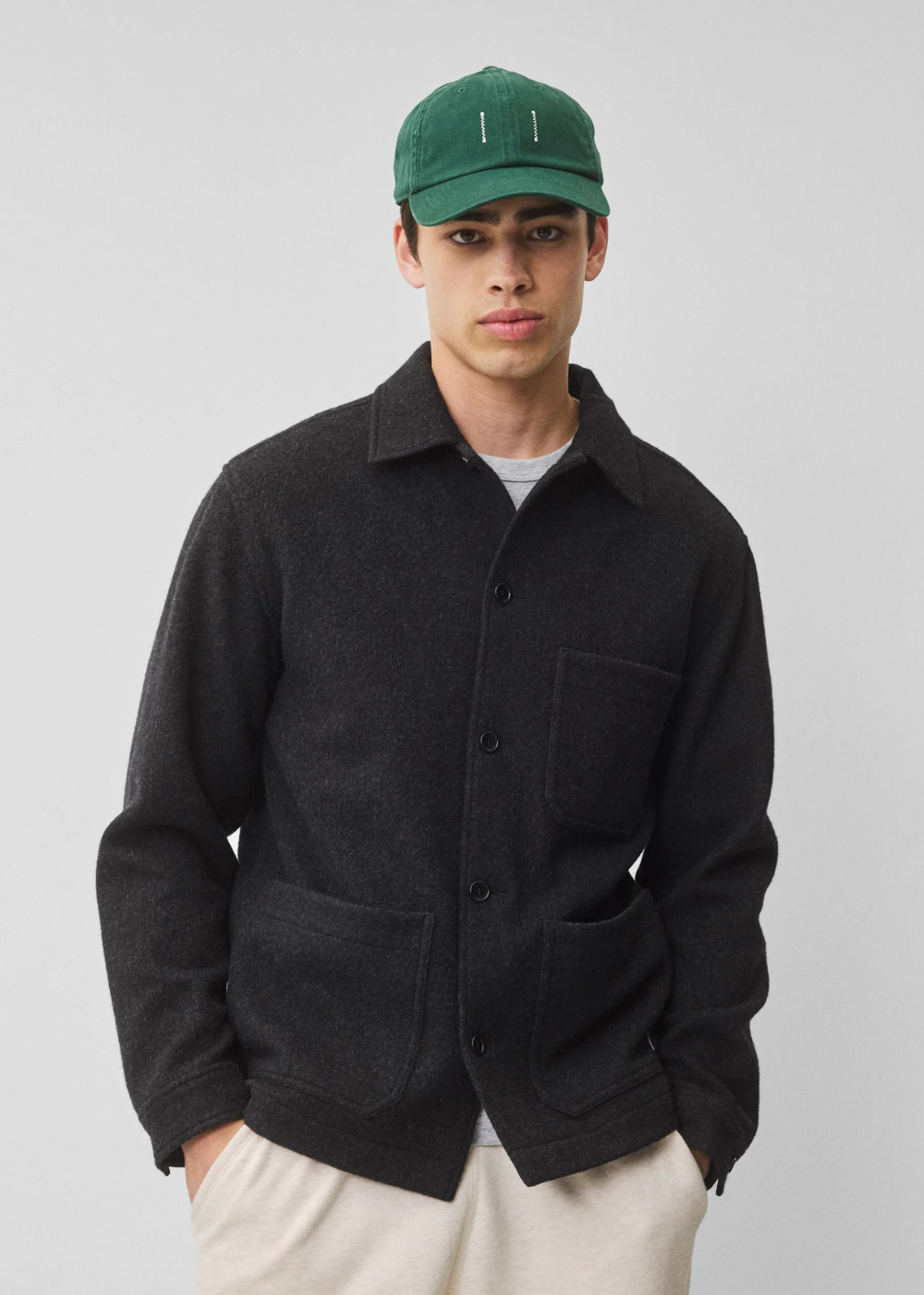 Wool Fleece Chore Jacket