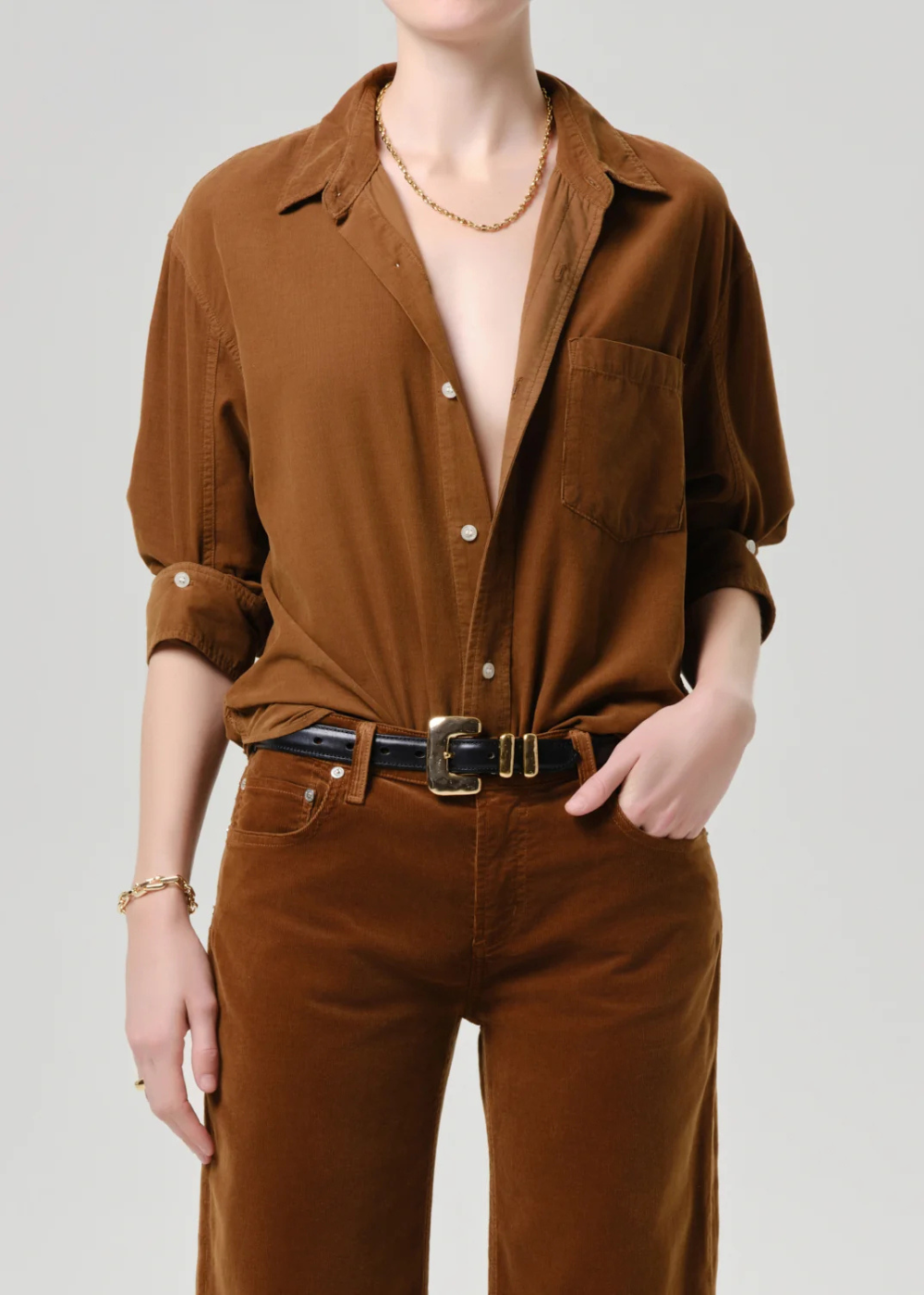 Kayla Corduroy Shirt