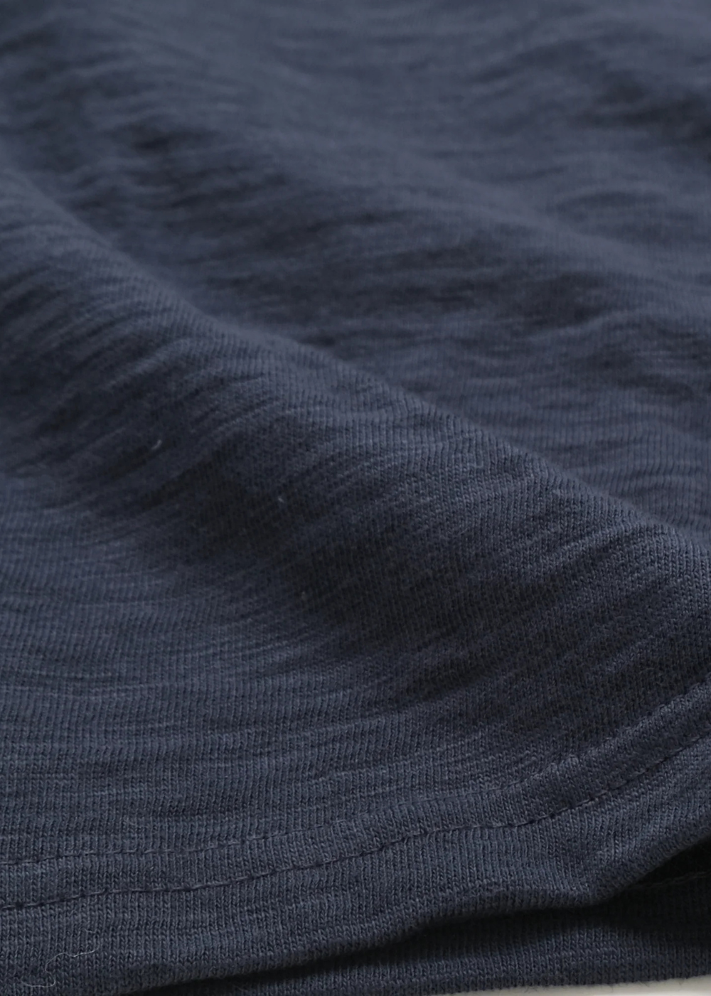 Navy Slub L/S Pocket T-Shirt