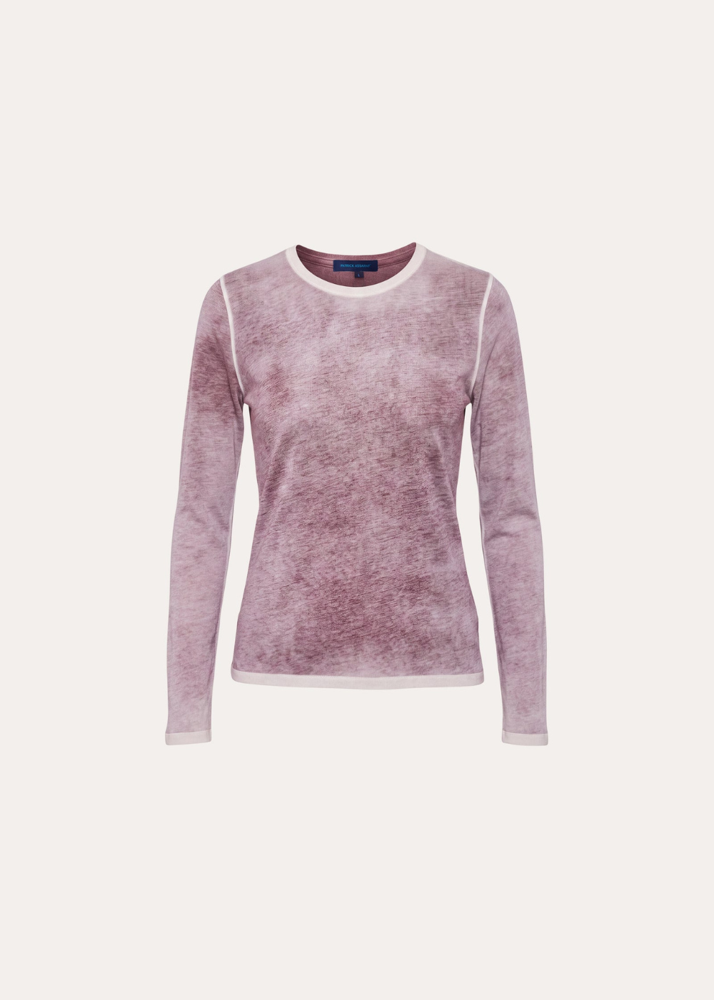 LS Pima Classic Rev Spray Crew T-Shirt