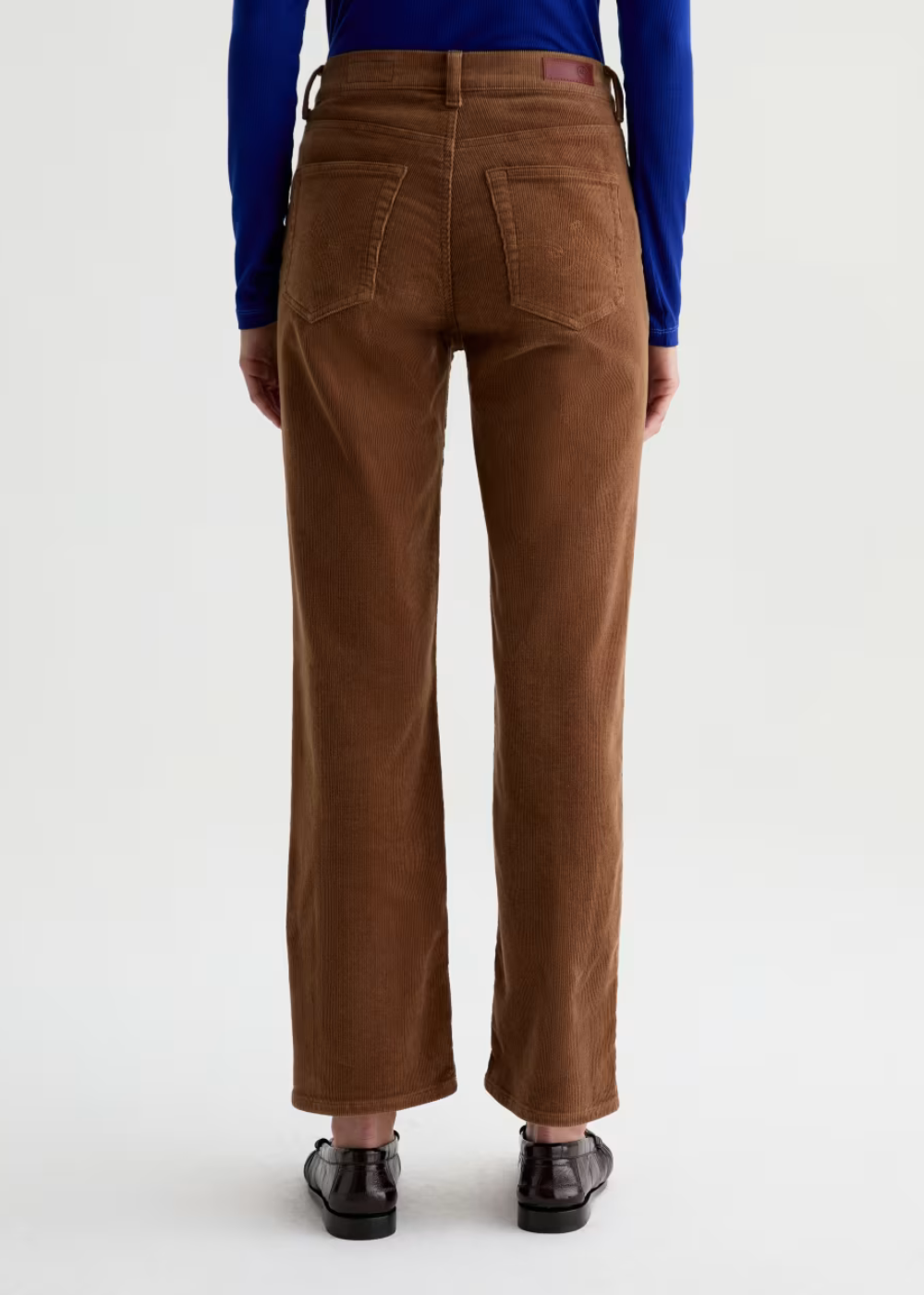 Brinley Mid Rise Straight Leg Corduroy Pant