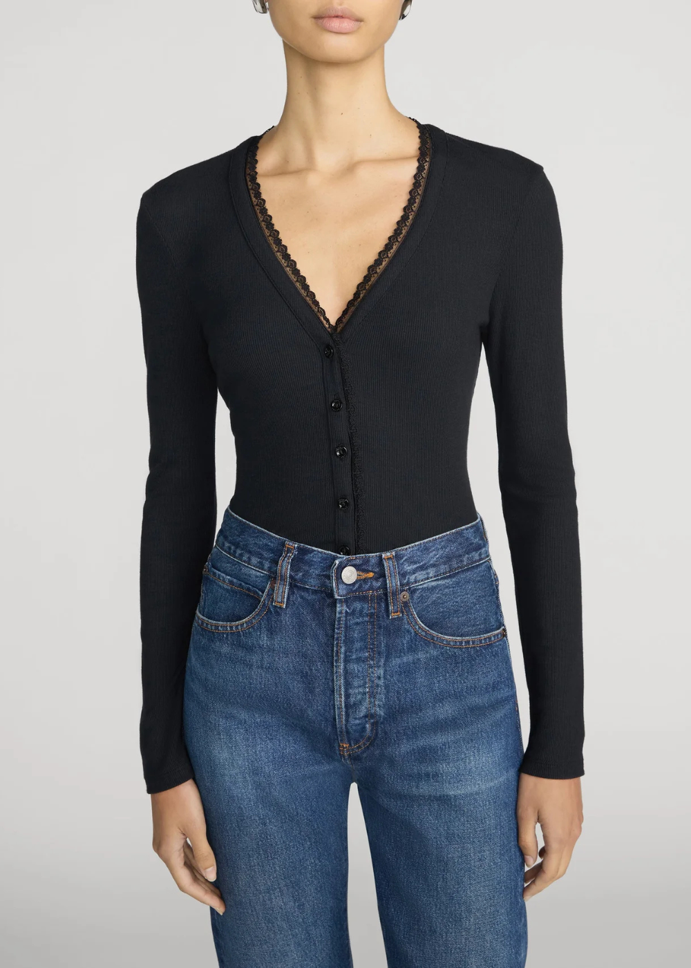 The Rib Trim Cardi