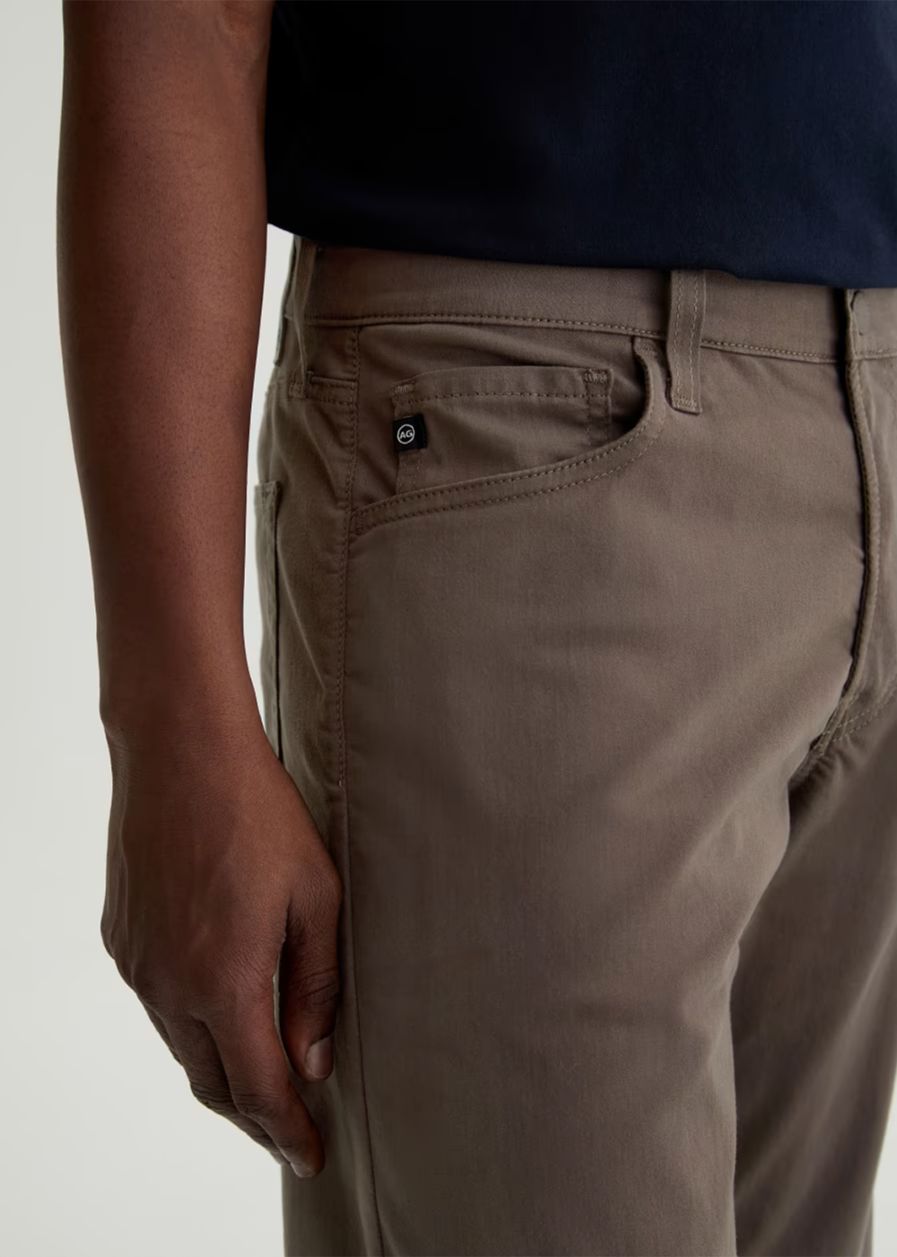 Tellis Modern Slim Air Luxe Pant - Soft Mushroom - AG Jeans Canada - Danali - 1783CMPBSMSR