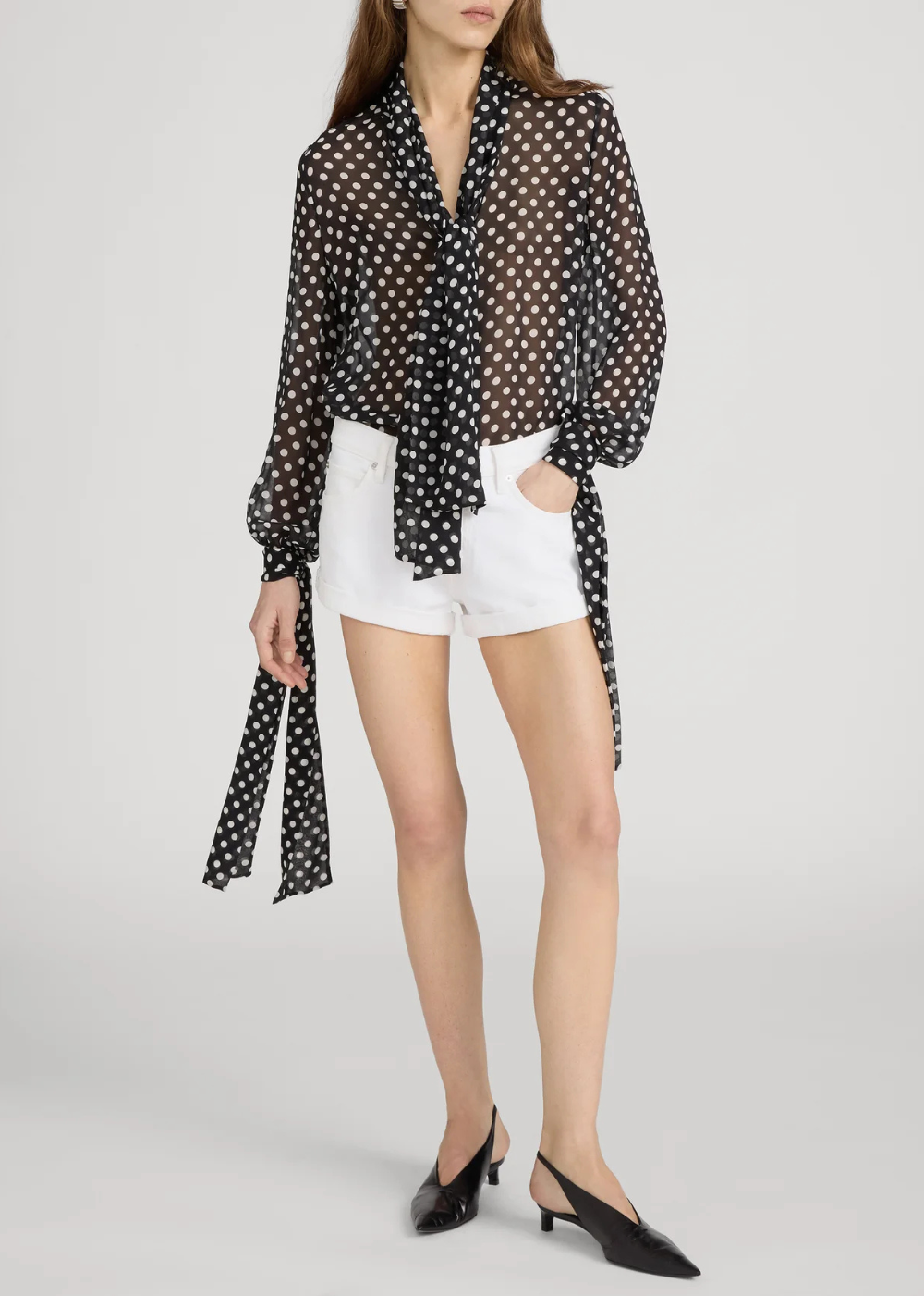 The Polka Dot Nouvelle Blouse