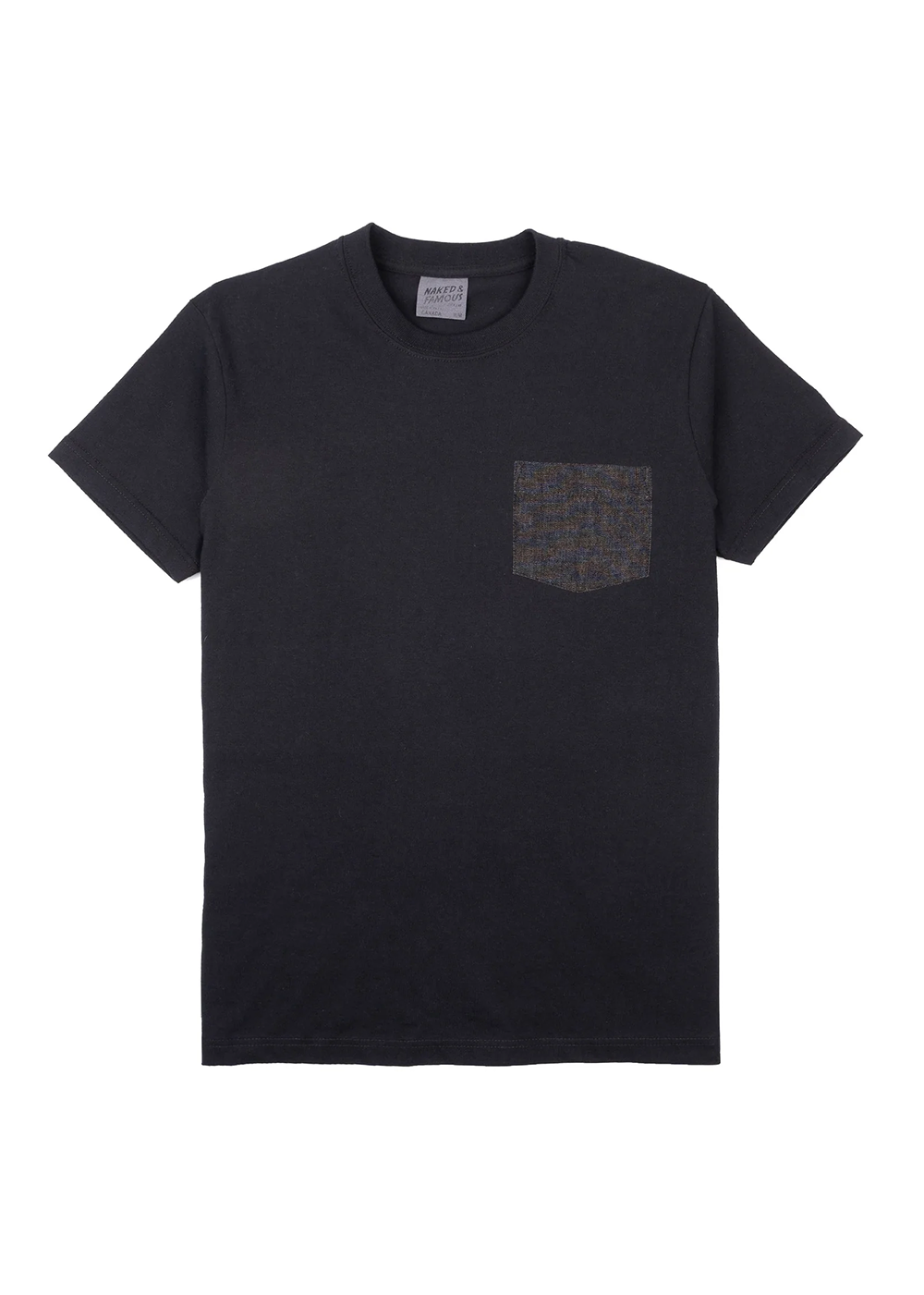 Pocket Tee - Black Lightweight Denim