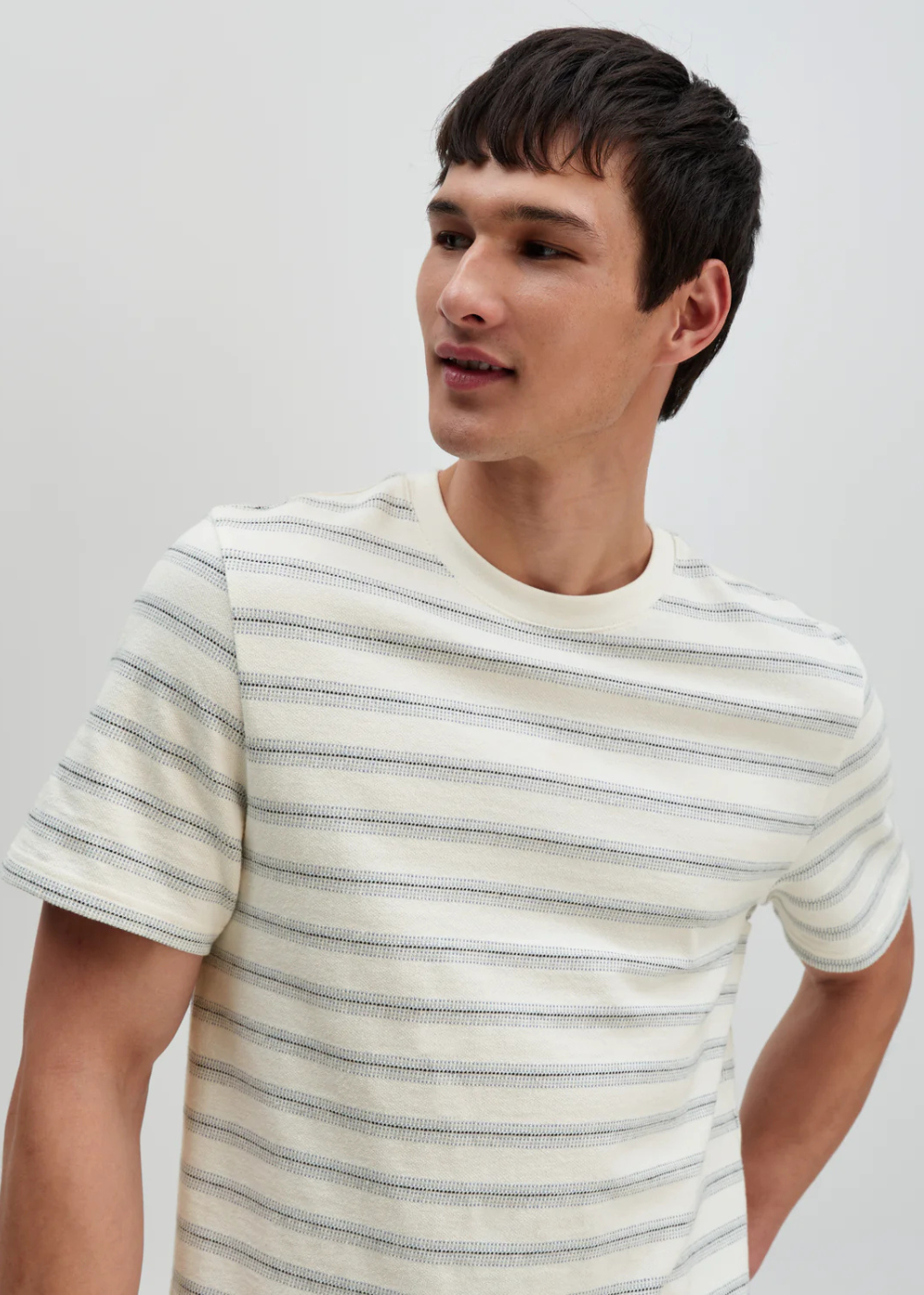 Dean SS Tee Stitch Stripe