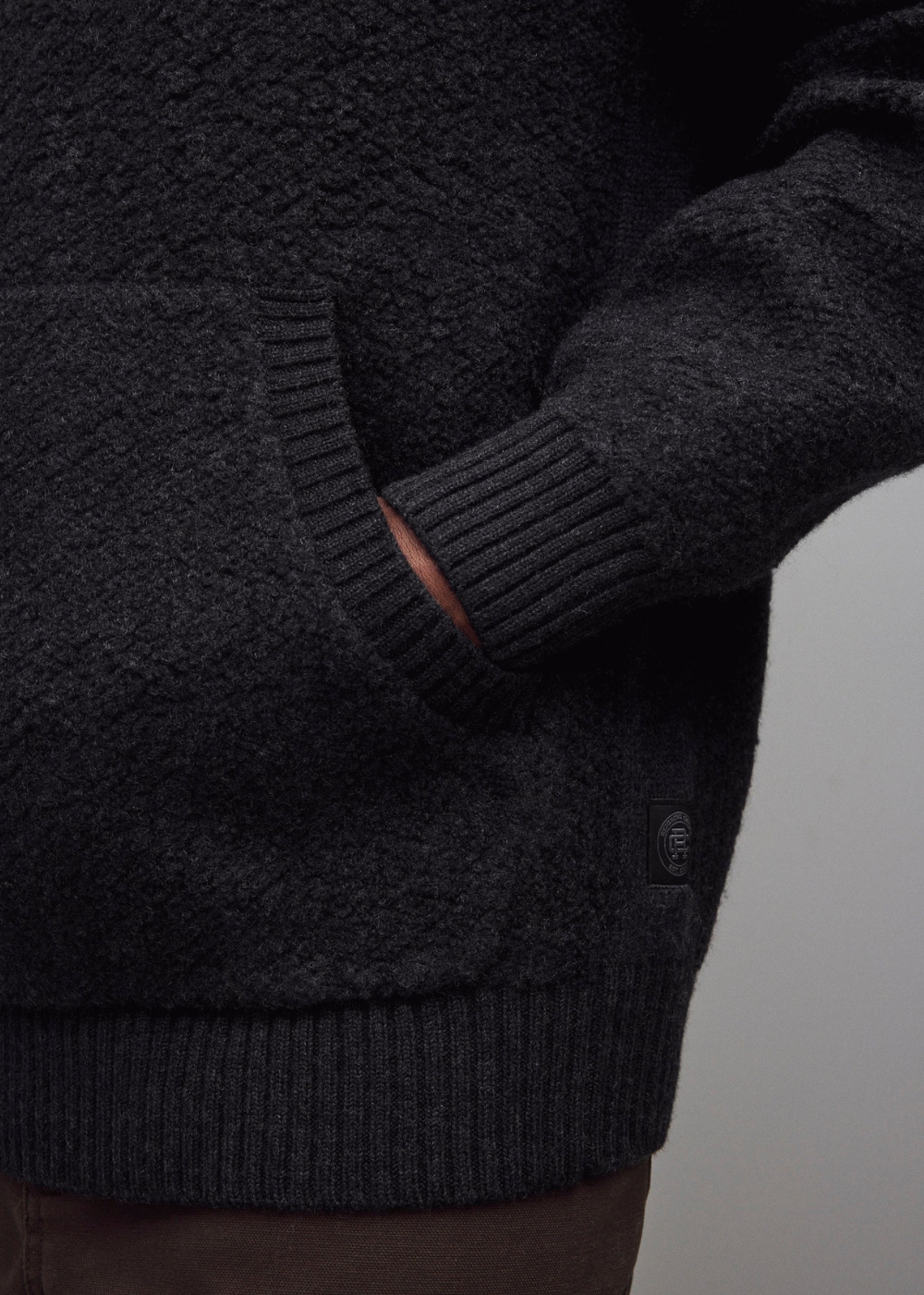 Textured Boucle Turf Hoodie