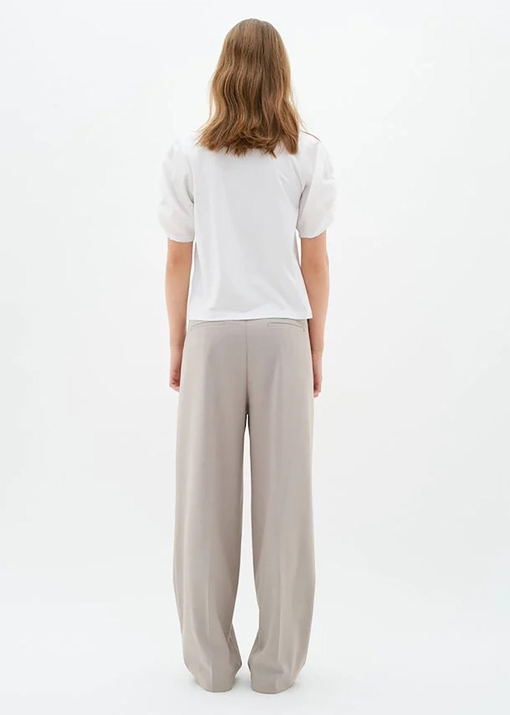 Payana Woven Trim T-Shirt - White - InWear Canada - Danali - 30109204